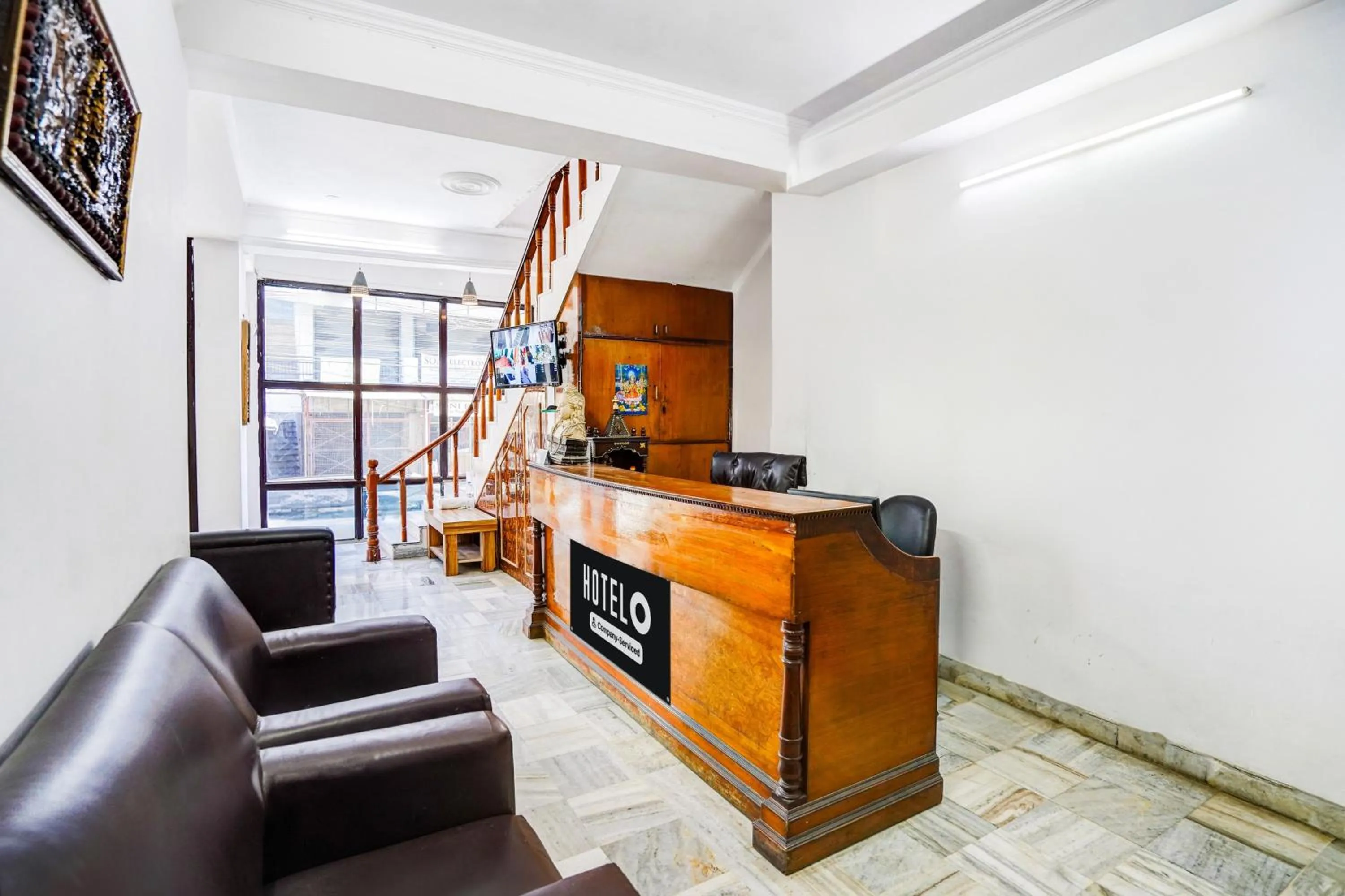 Lobby or reception in Hotel O Tyagi Road Near Prince Chowk