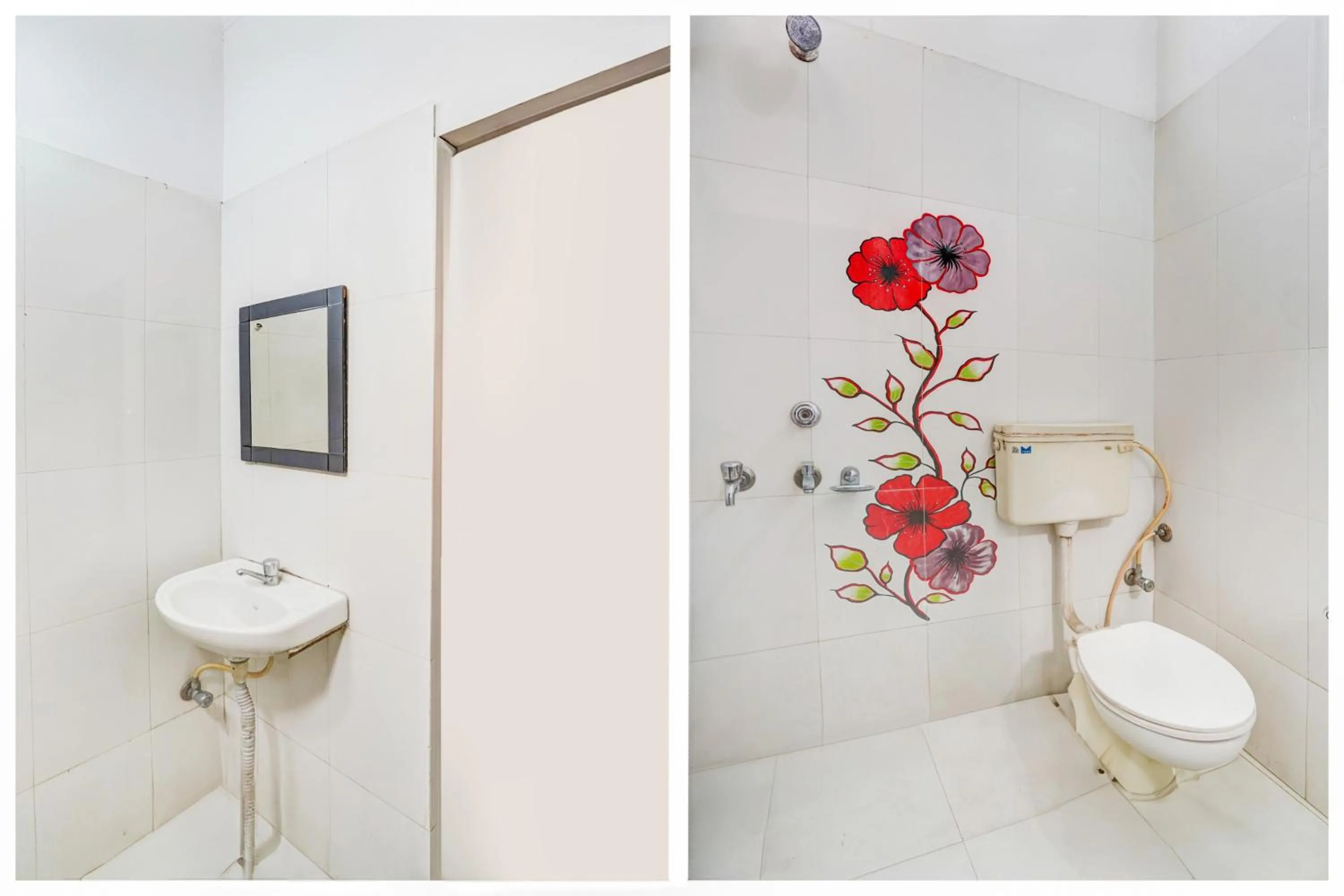 Bathroom in Hotel O Tyagi Road Near Prince Chowk