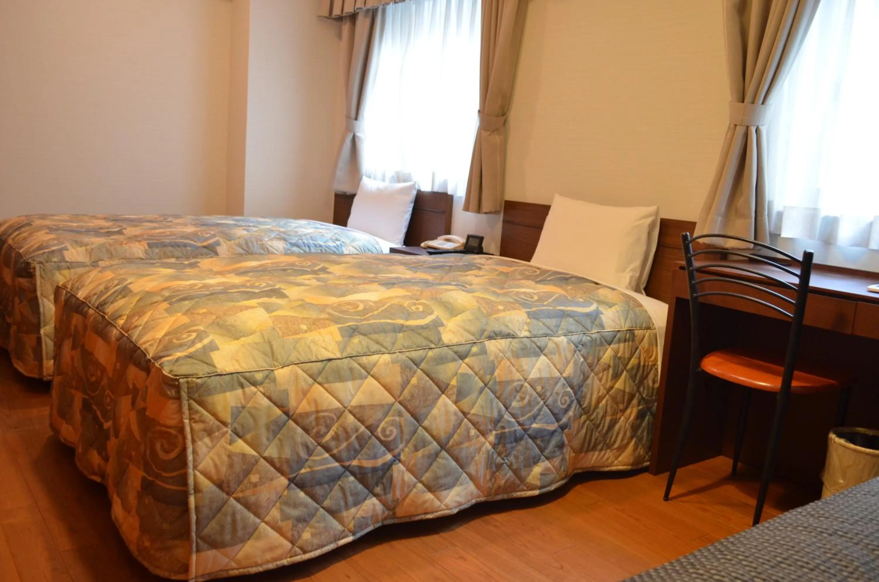 Bed in Yokohama Mandarin Hotel