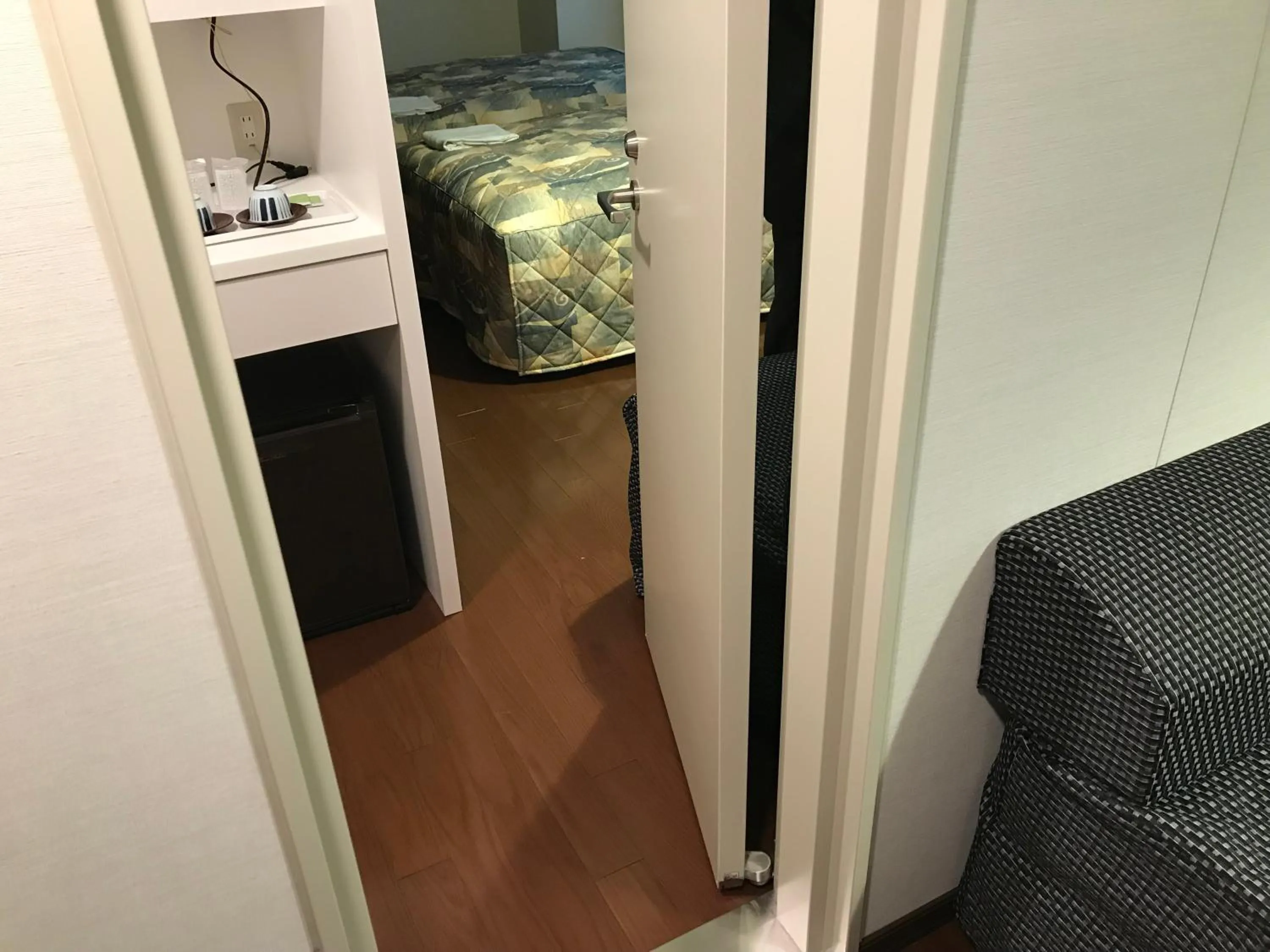 Bed in Yokohama Mandarin Hotel