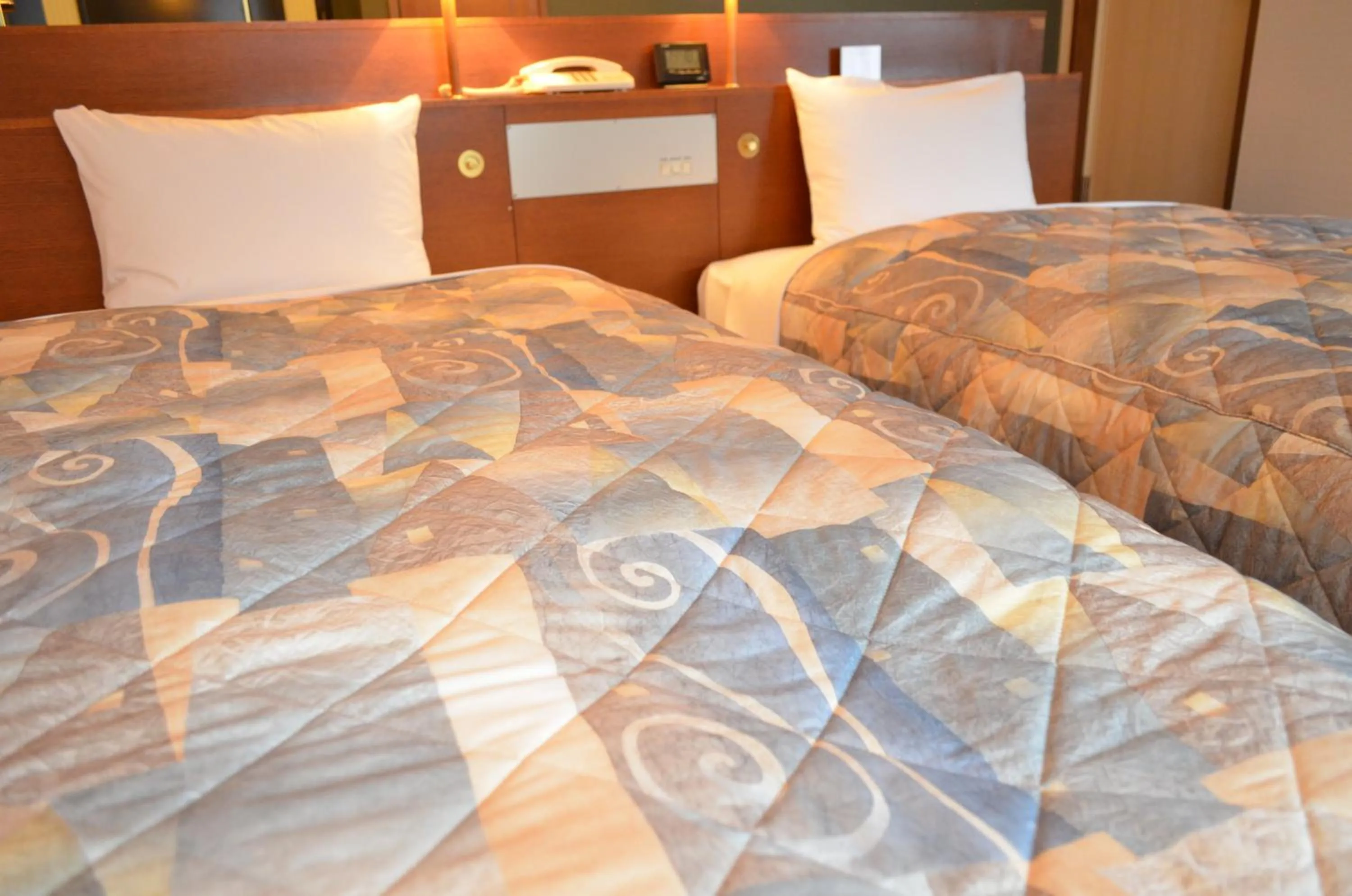 Bed in Yokohama Mandarin Hotel