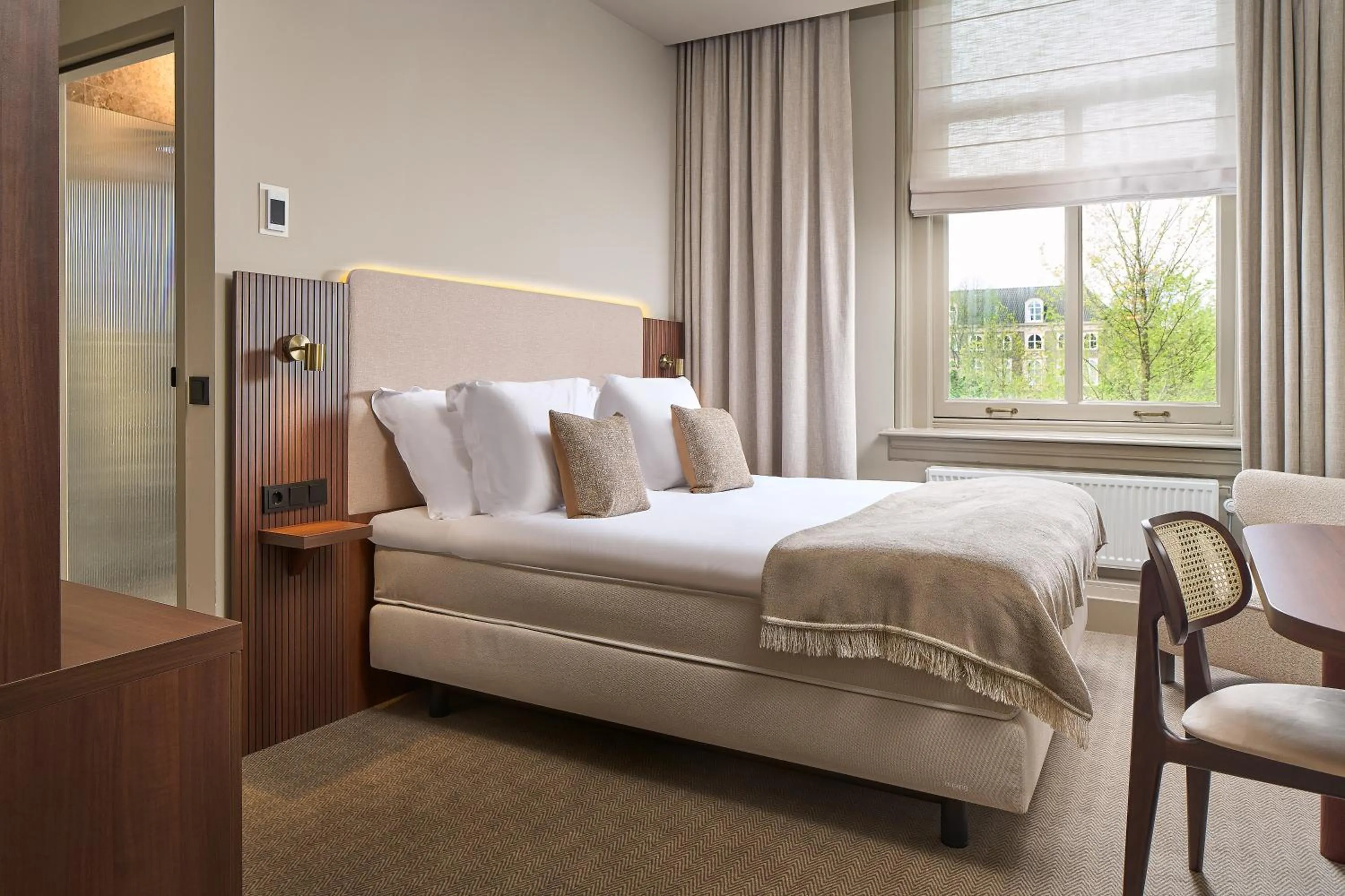 Bed in The Saints Hotel