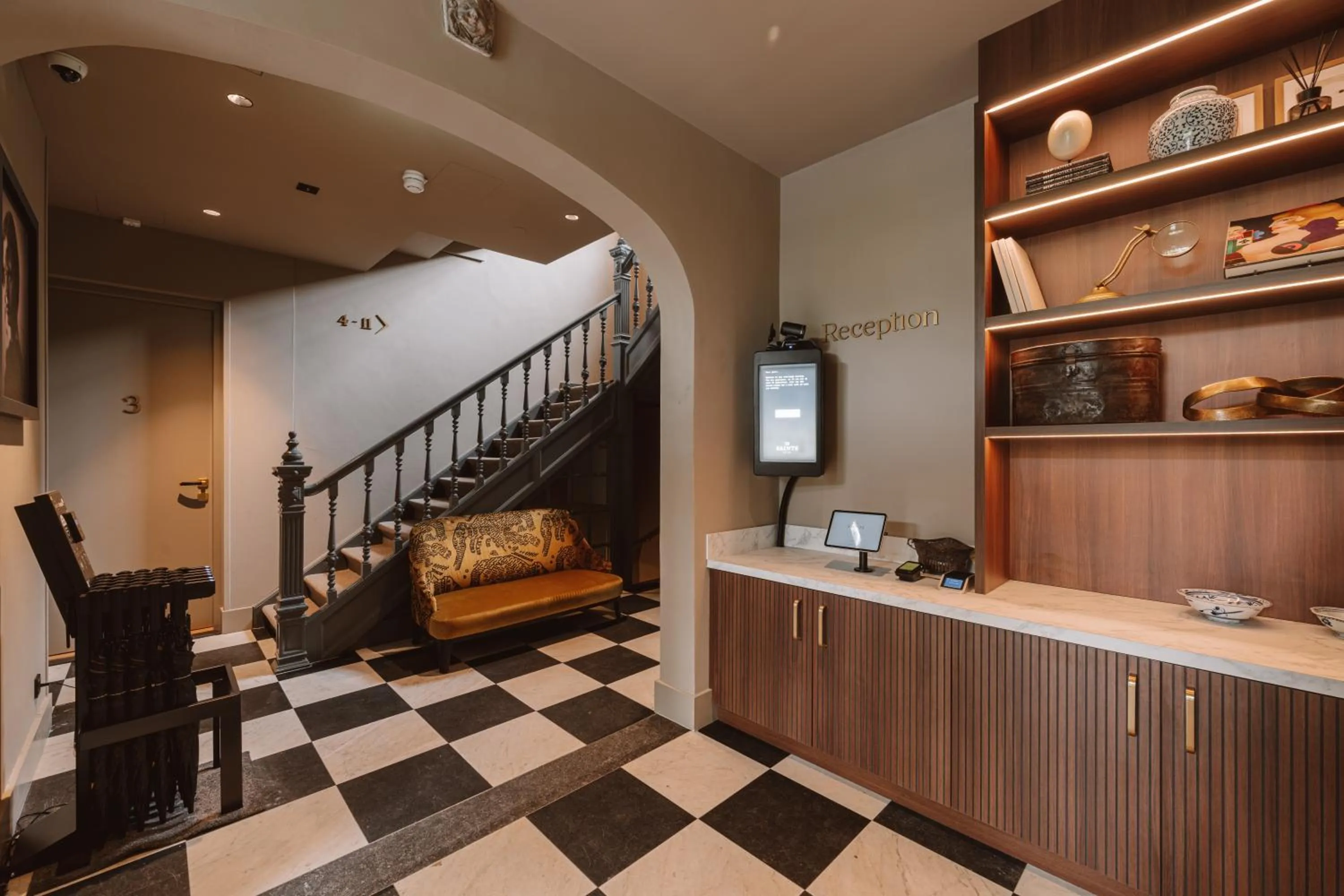 Lobby or reception in The Saints Hotel