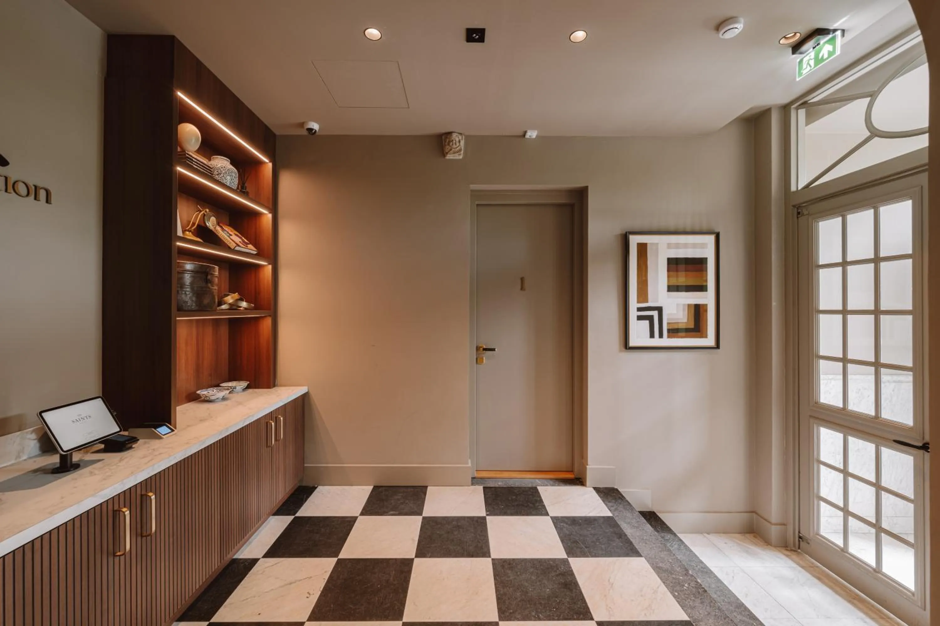 Lobby or reception in The Saints Hotel