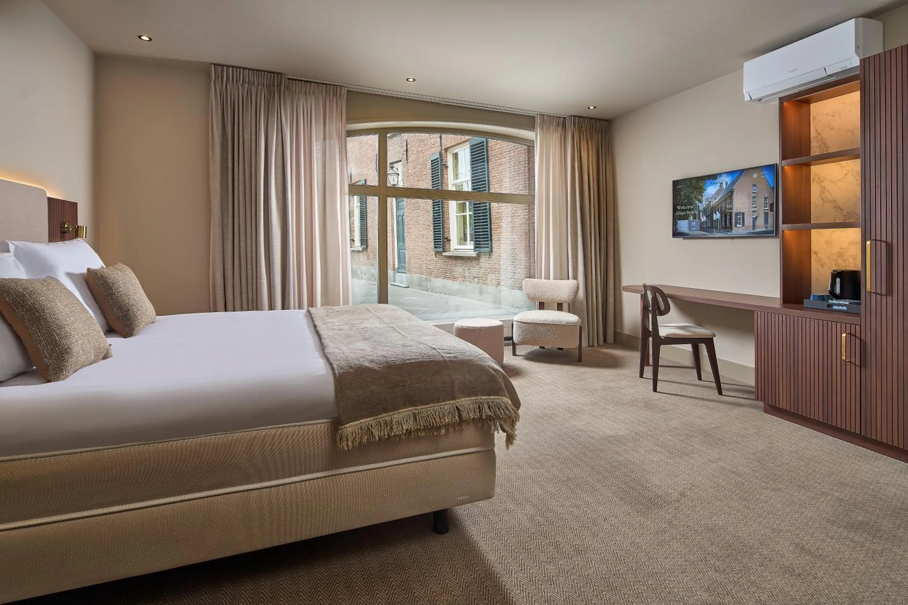 Bed in The Saints Hotel