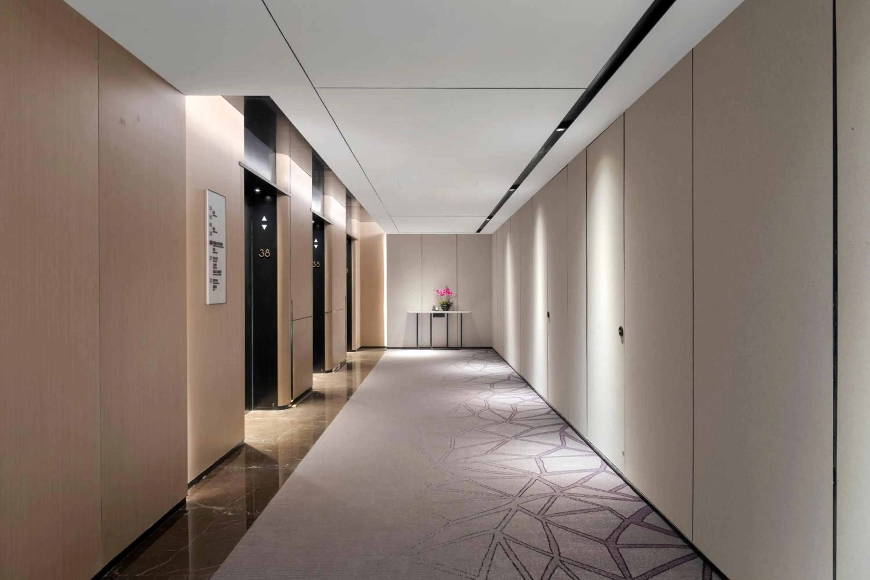 elevator in Crowne Plaza Taizhou City Center by IHG