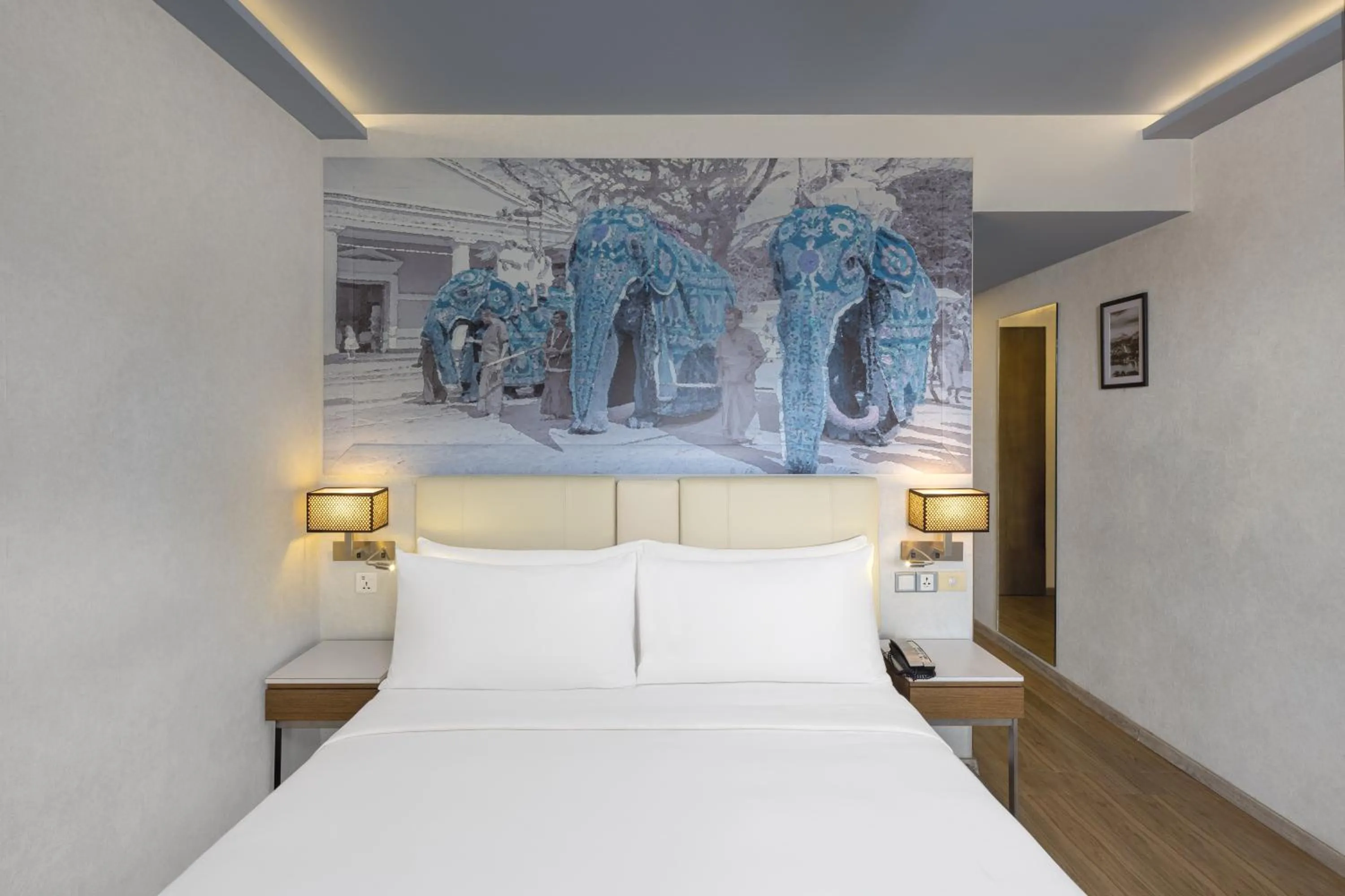 Bed in Radisson Hotel Kandy