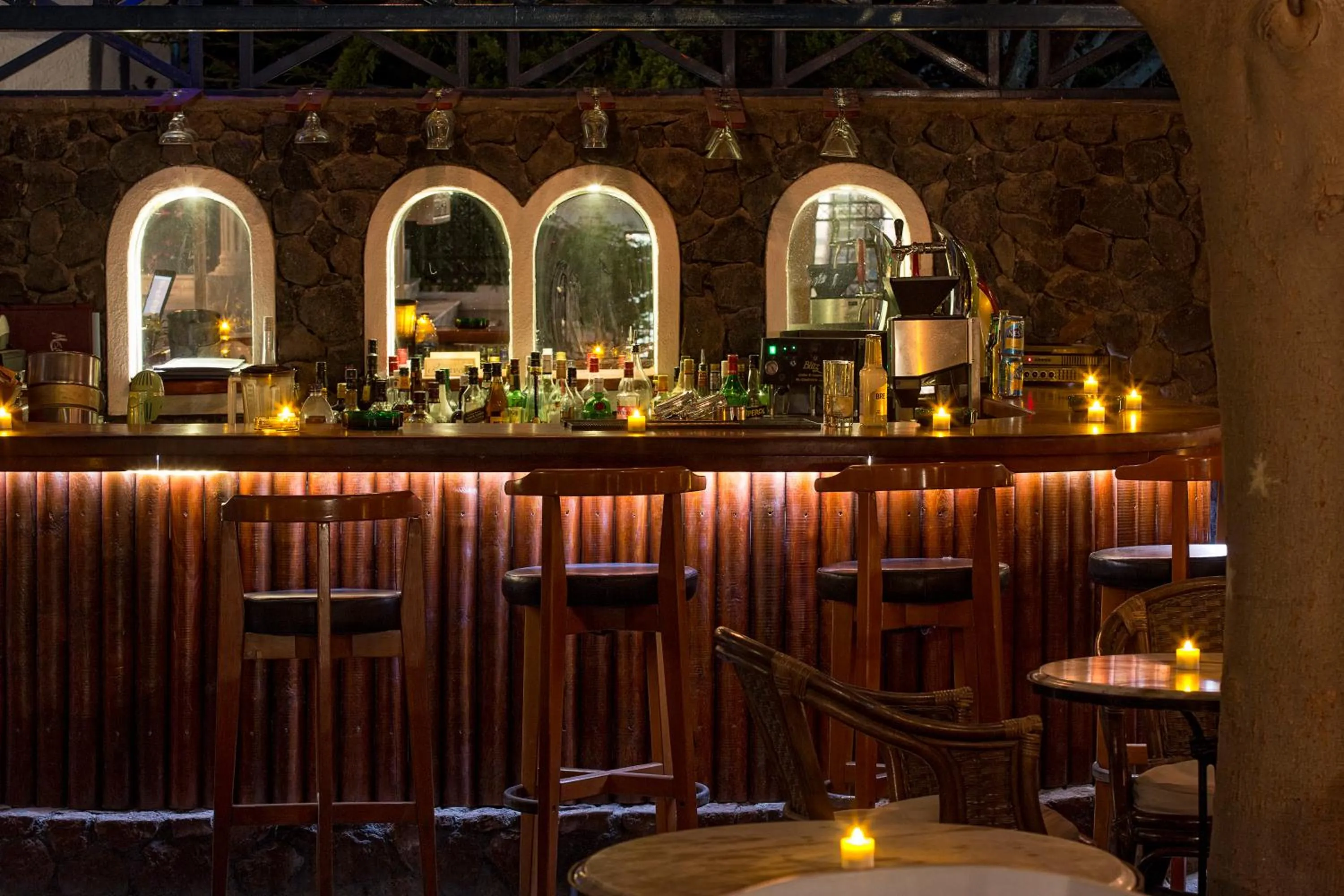 Drinks in Veggera Beach Hotel