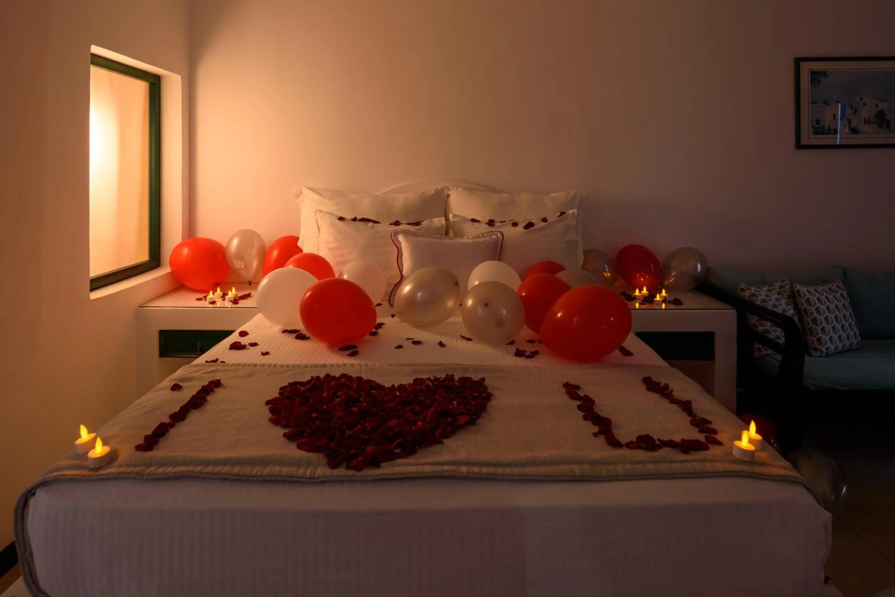 Decorative detail, Bed in Veggera Beach Hotel