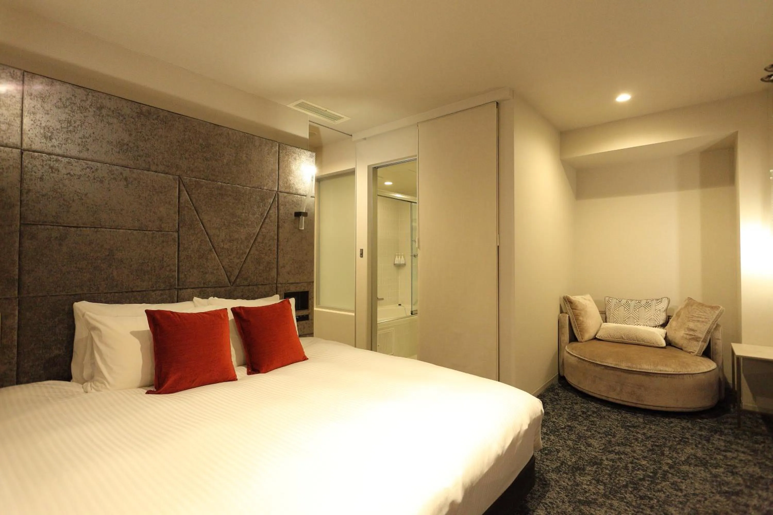 Bed in Hotel Massimo Mishima