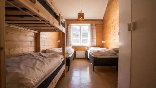 bunk bed, Bed in Phillipshaugen Lodge