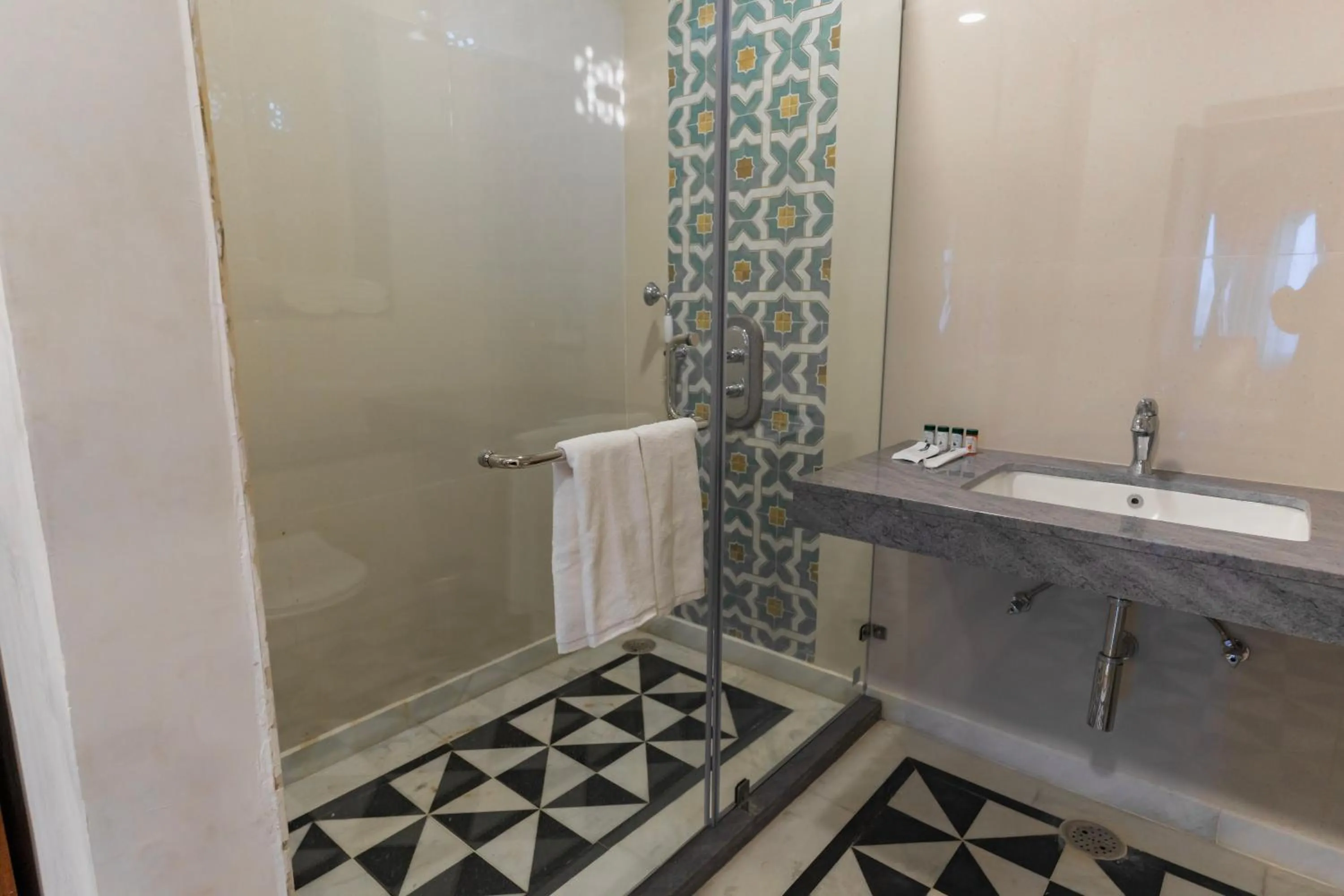 Bathroom in Hotel Durjay Garh