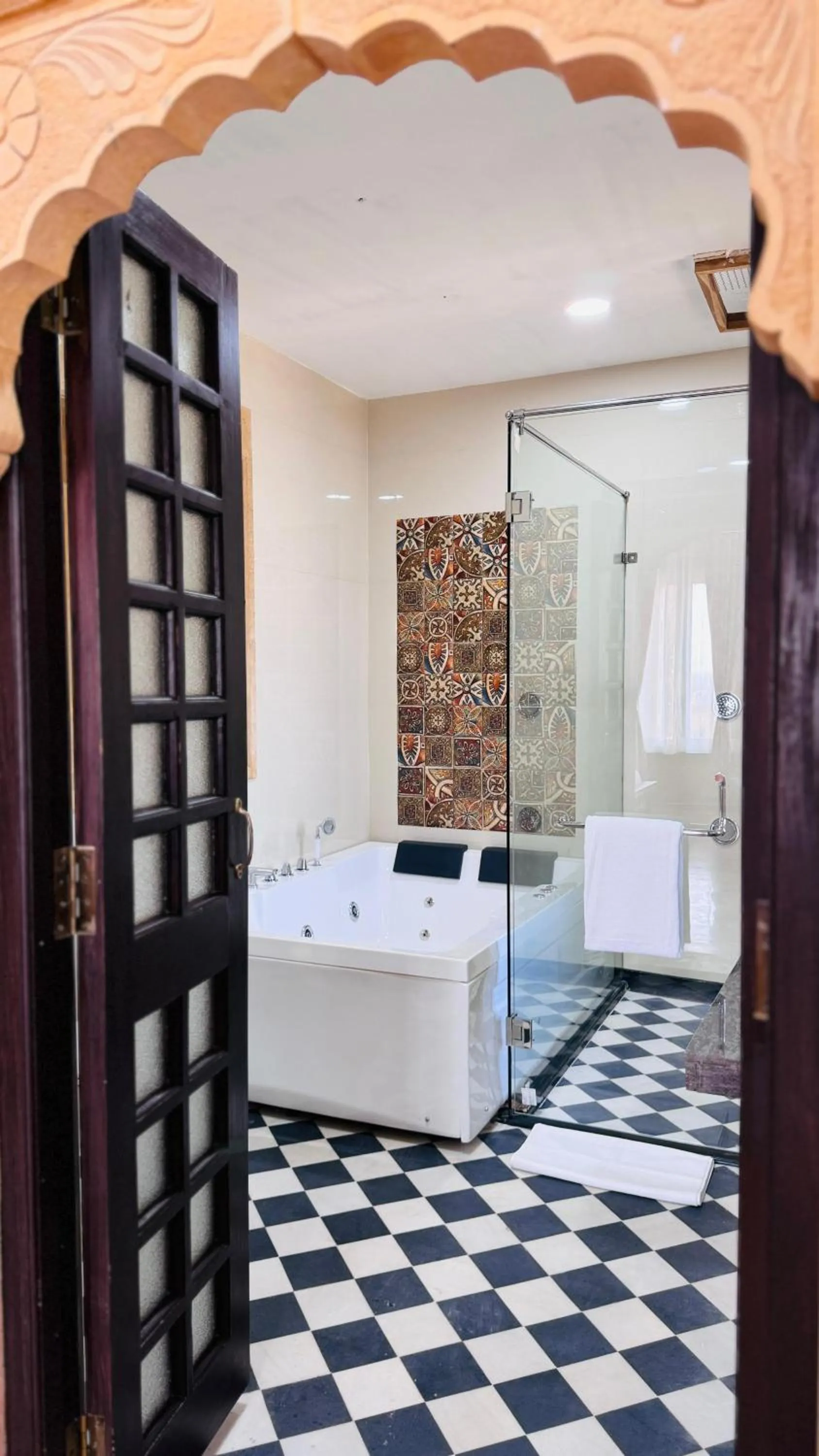 Bathroom in Hotel Durjay Garh