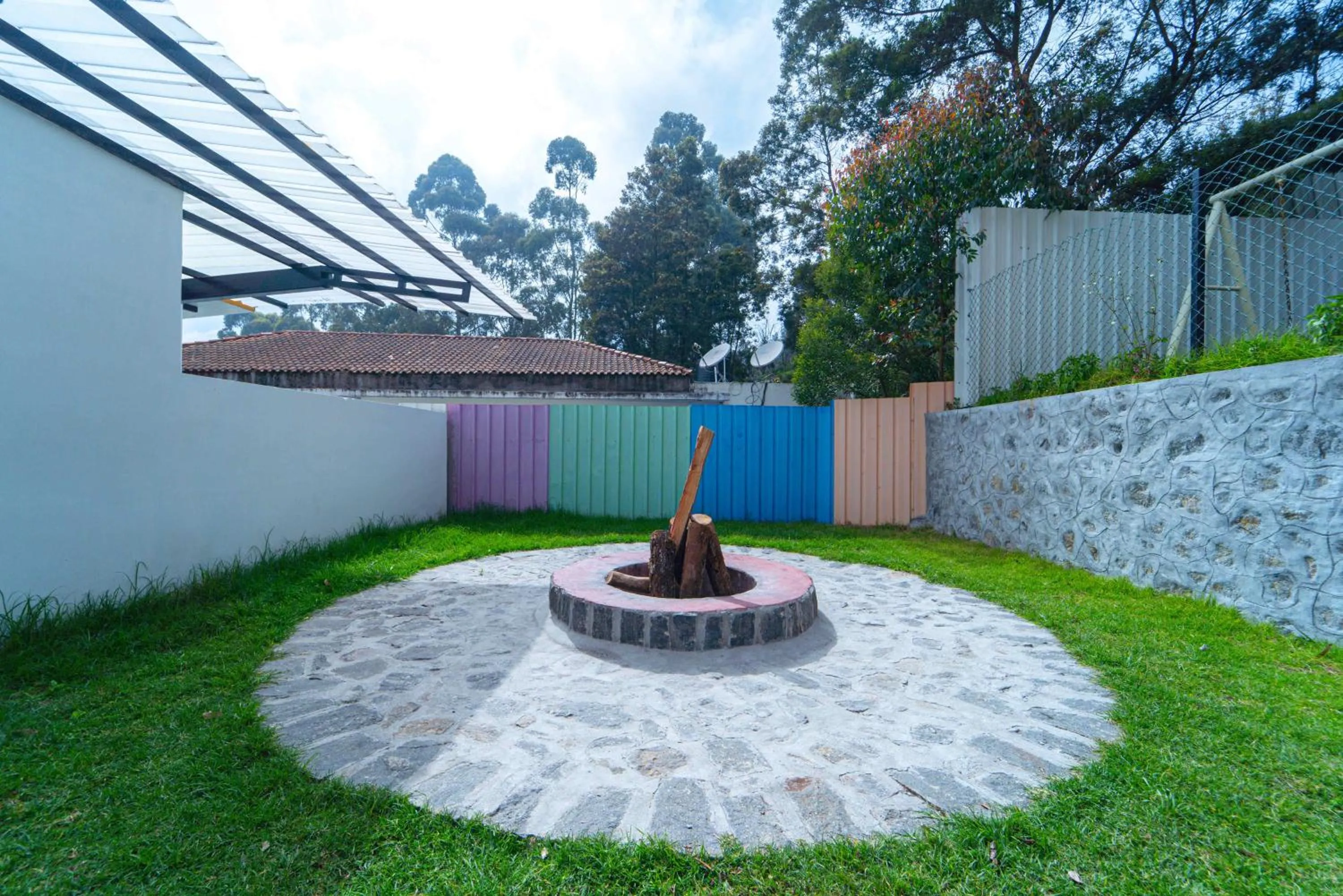 fireplace in Treebo Tranquil Heights With Scenic View