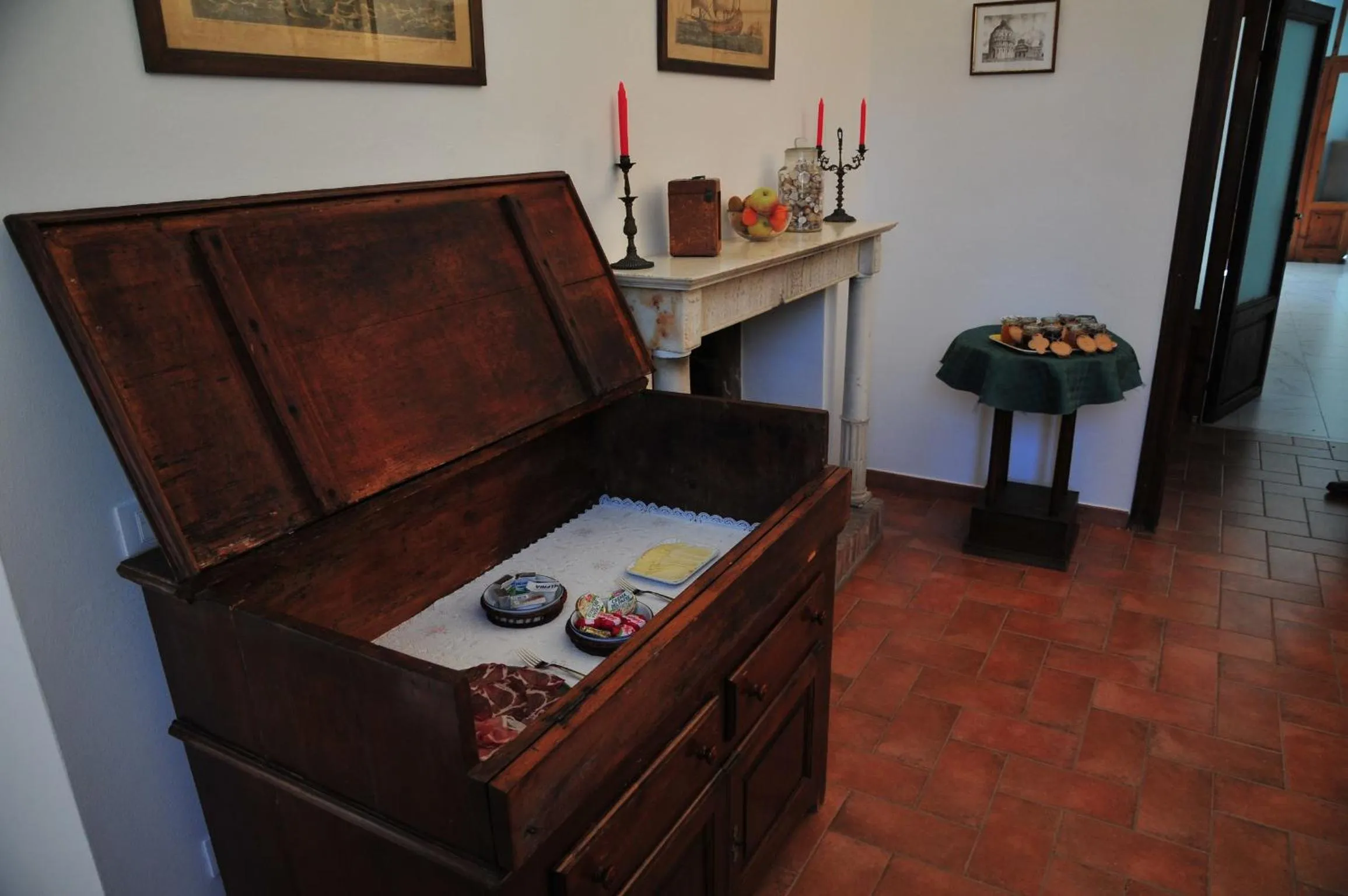 Continental breakfast in Villa Boldrini b&b