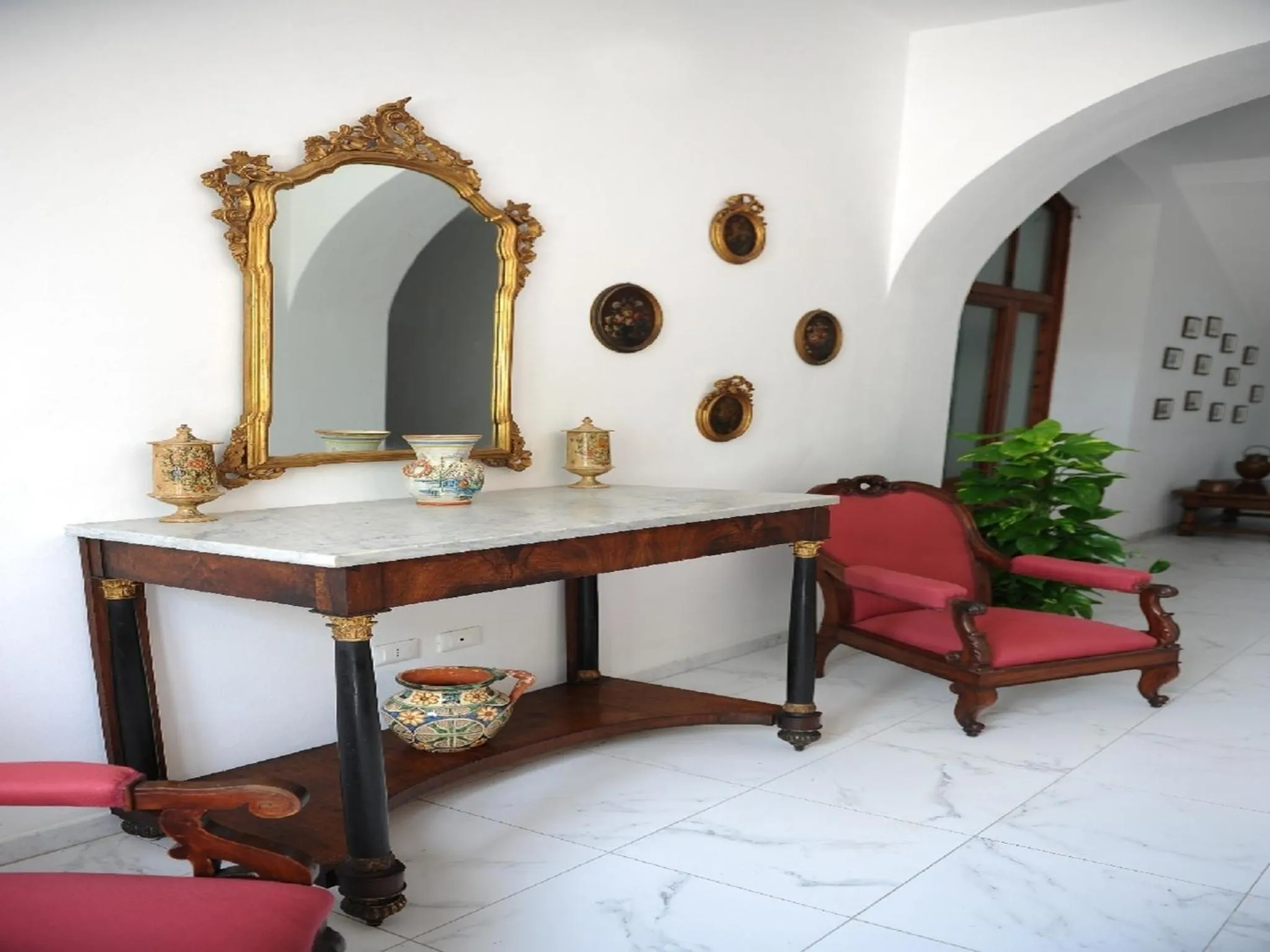 Lobby or reception in Villa Boldrini b&b