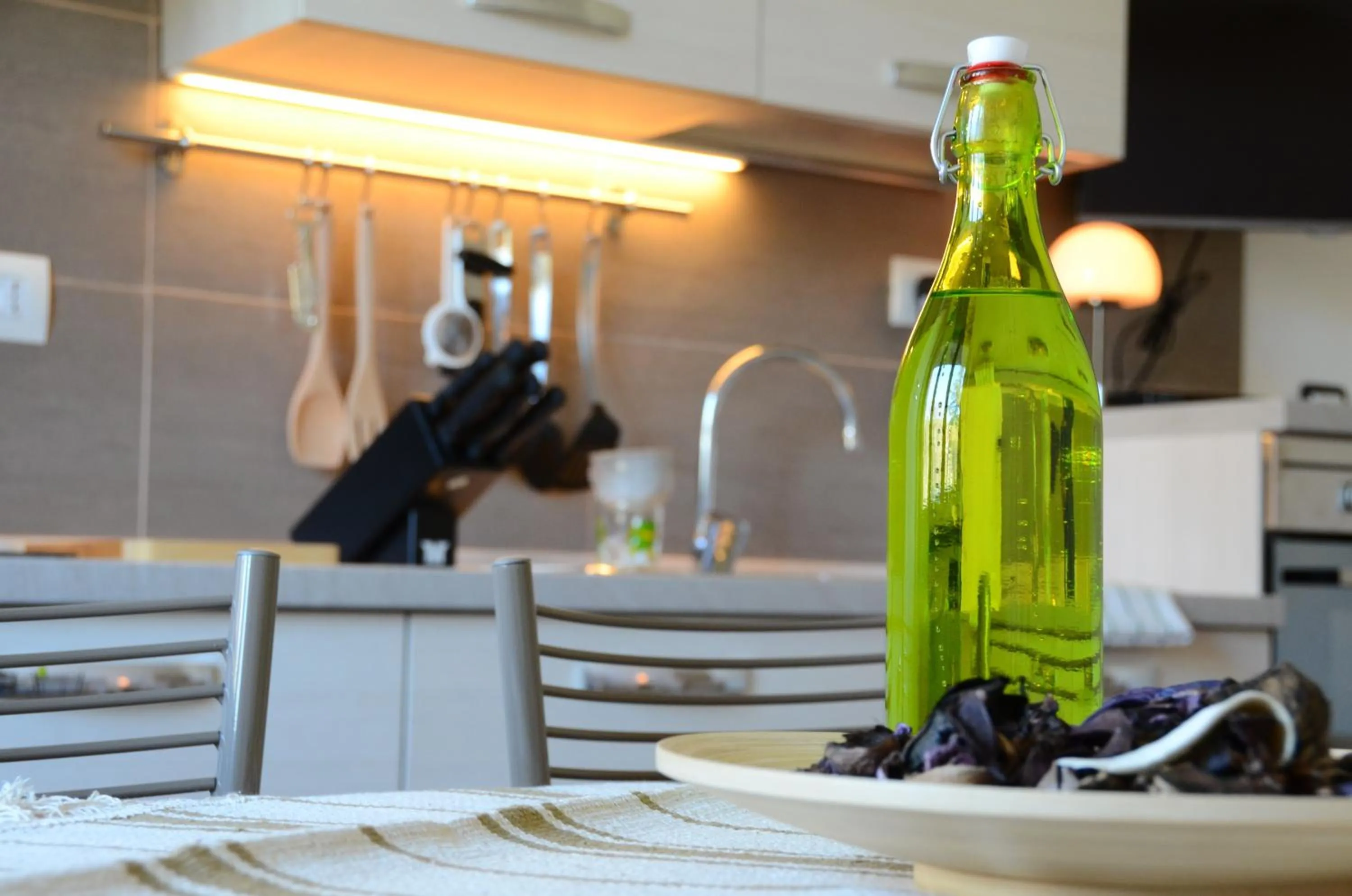 Kitchen or kitchenette in B&B La Grola