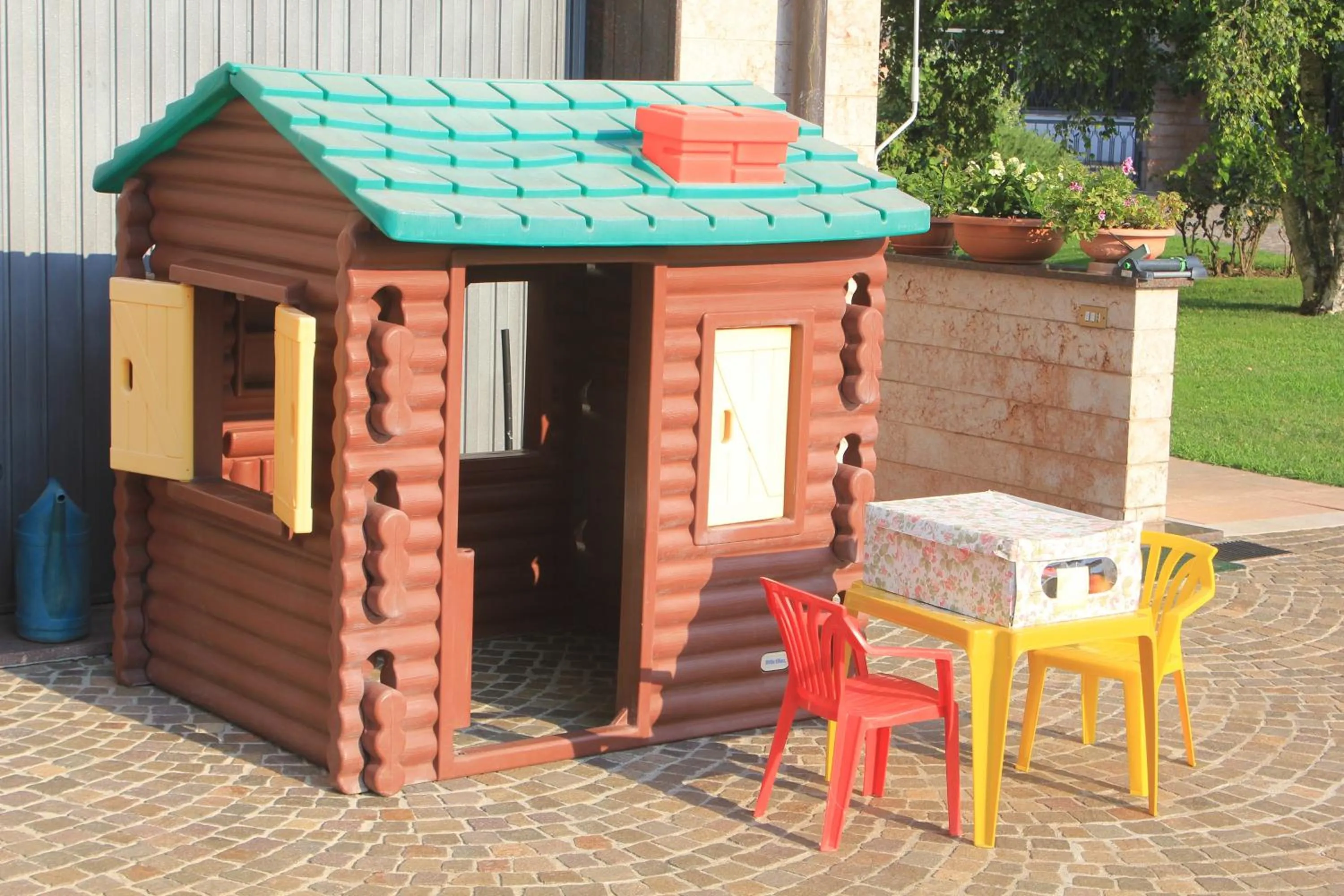 Patio in B&B La Grola