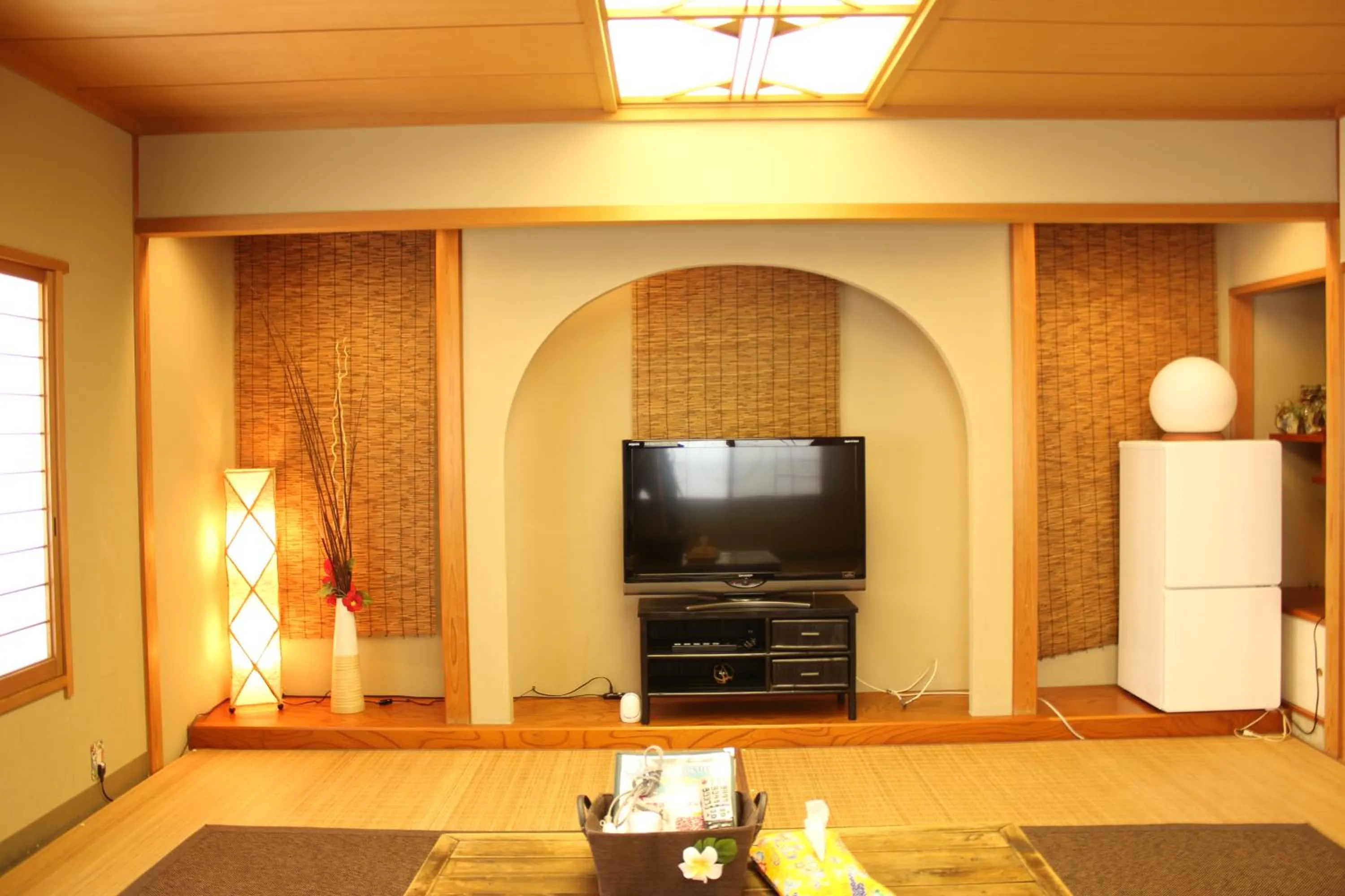 Photo of the whole room in Okinawa Minshuku Kariyushi