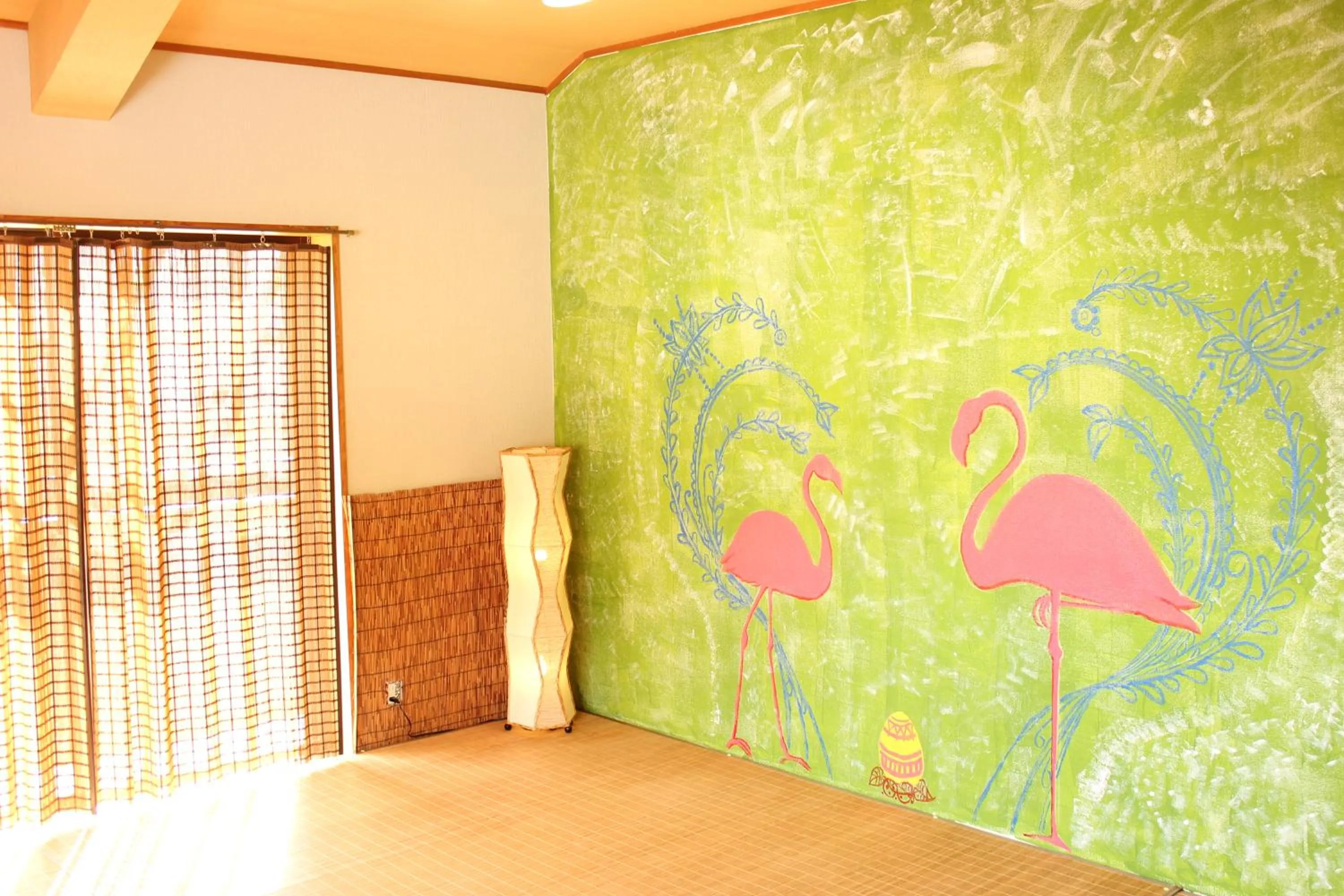 Decorative detail in Okinawa Minshuku Kariyushi