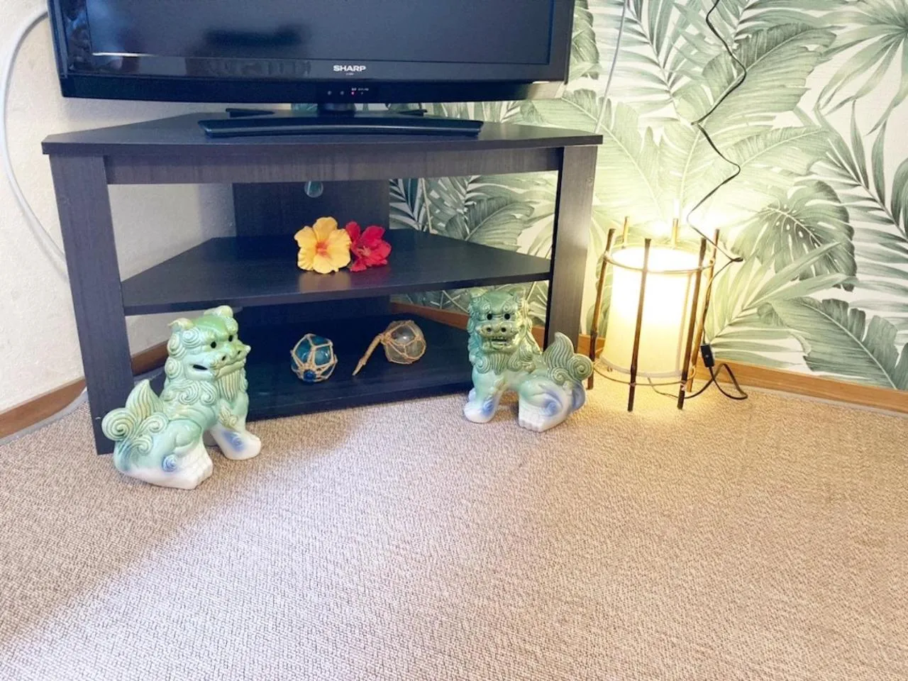 Photo of the whole room in Okinawa Minshuku Kariyushi