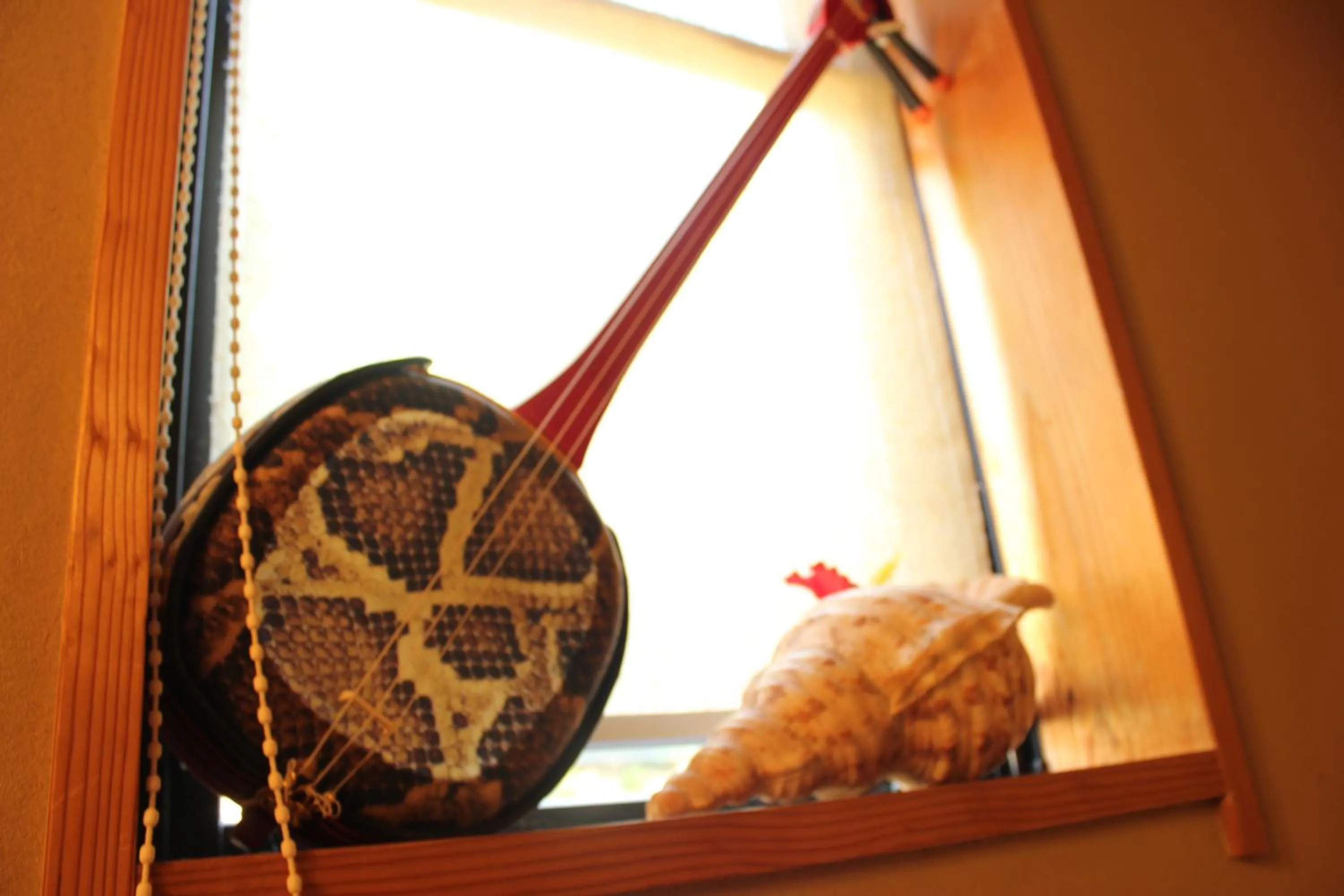 Decorative detail in Okinawa Minshuku Kariyushi