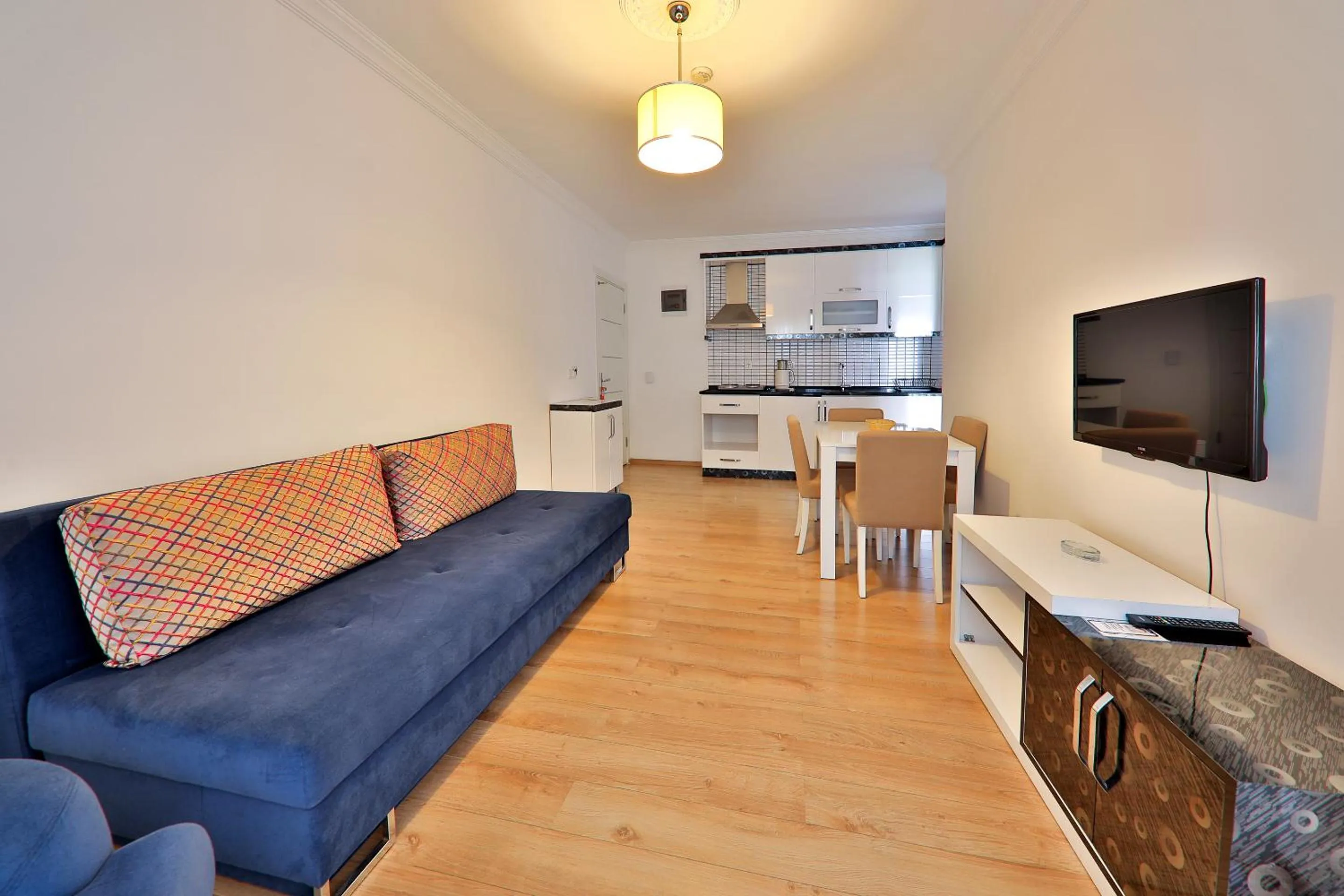 Kitchen or kitchenette in Bossa Nova Apart Hotel