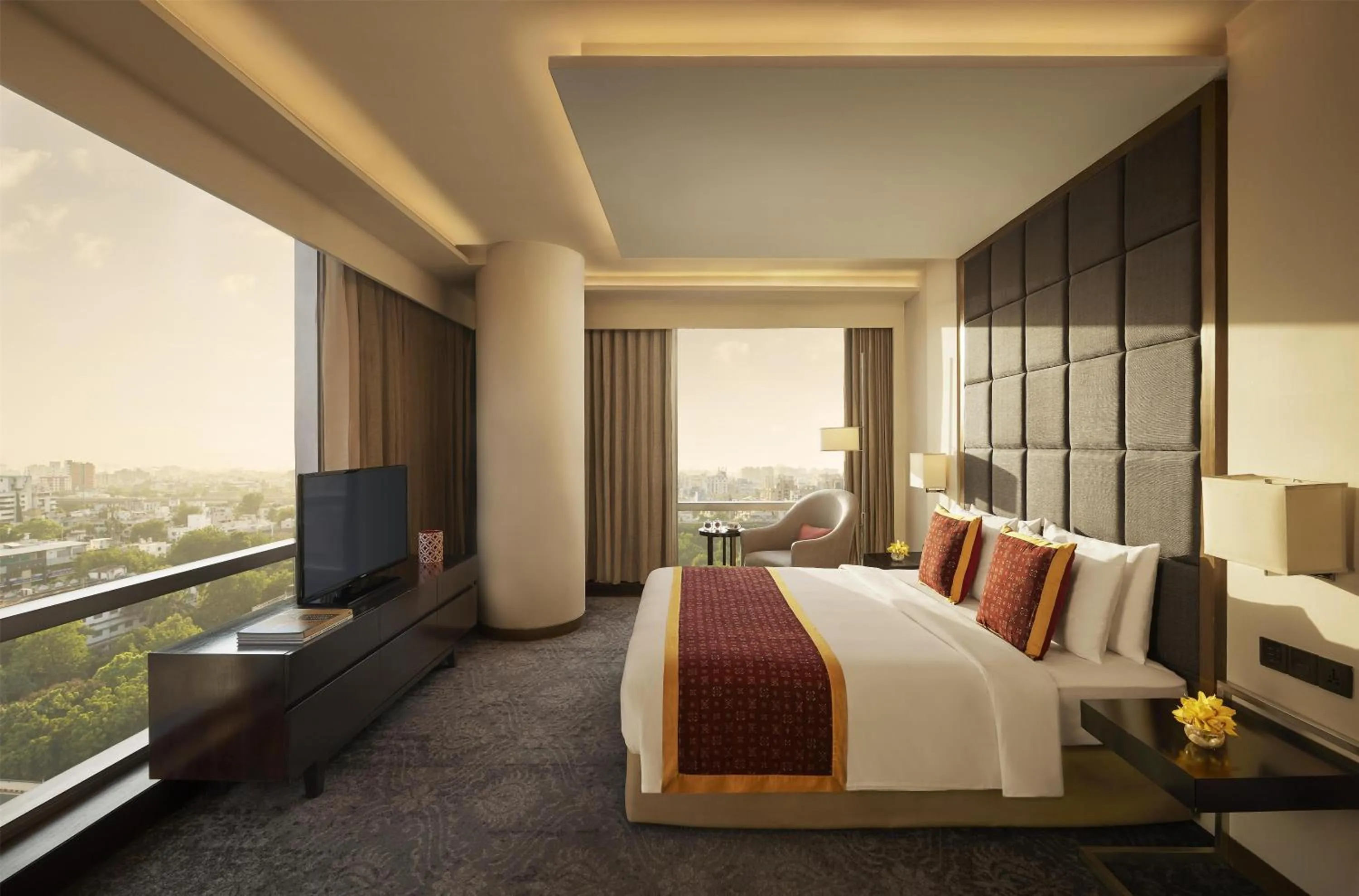 Photo of the whole room, Bed in Hyatt Regency Ahmedabad
