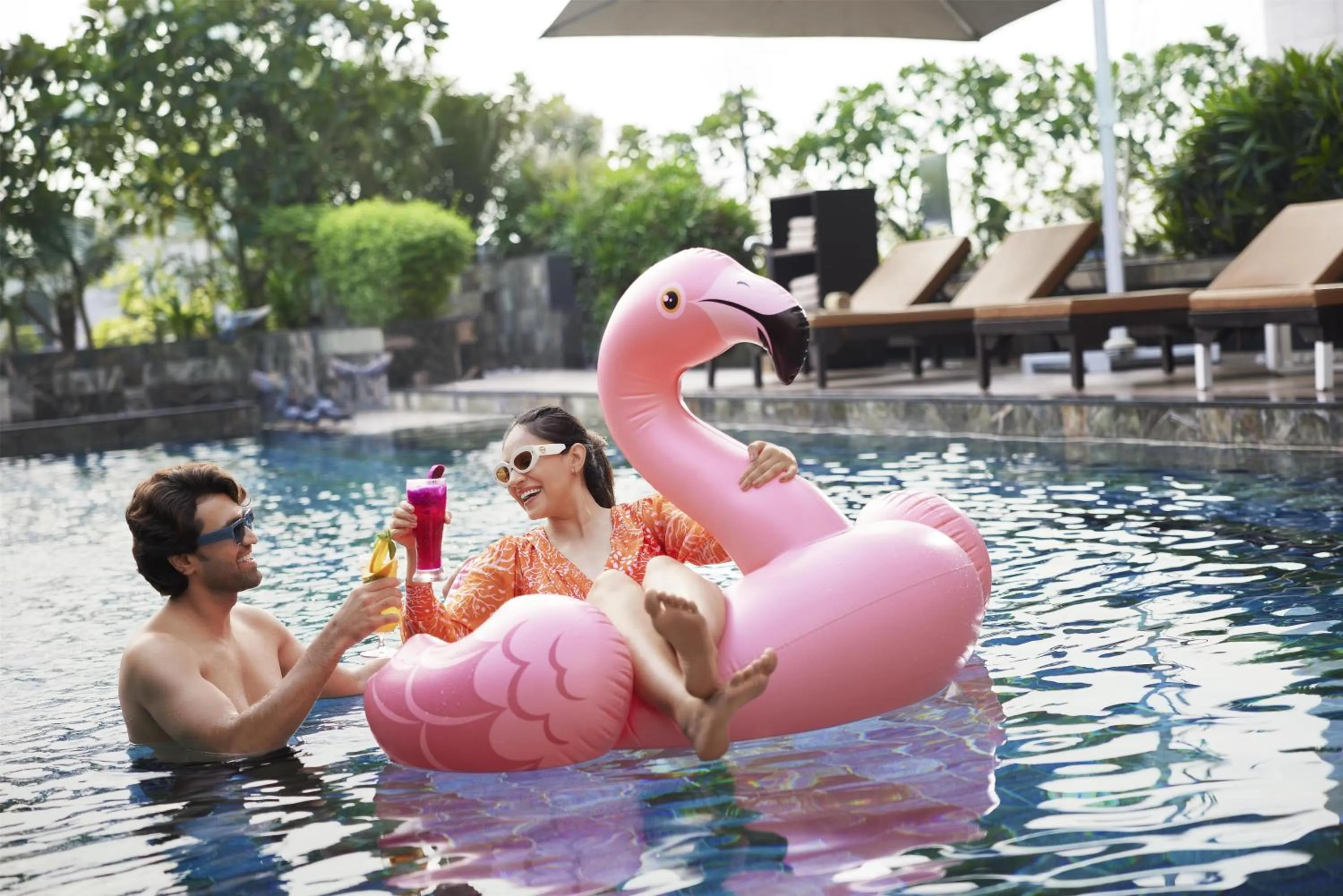 Swimming pool in Hyatt Regency Ahmedabad