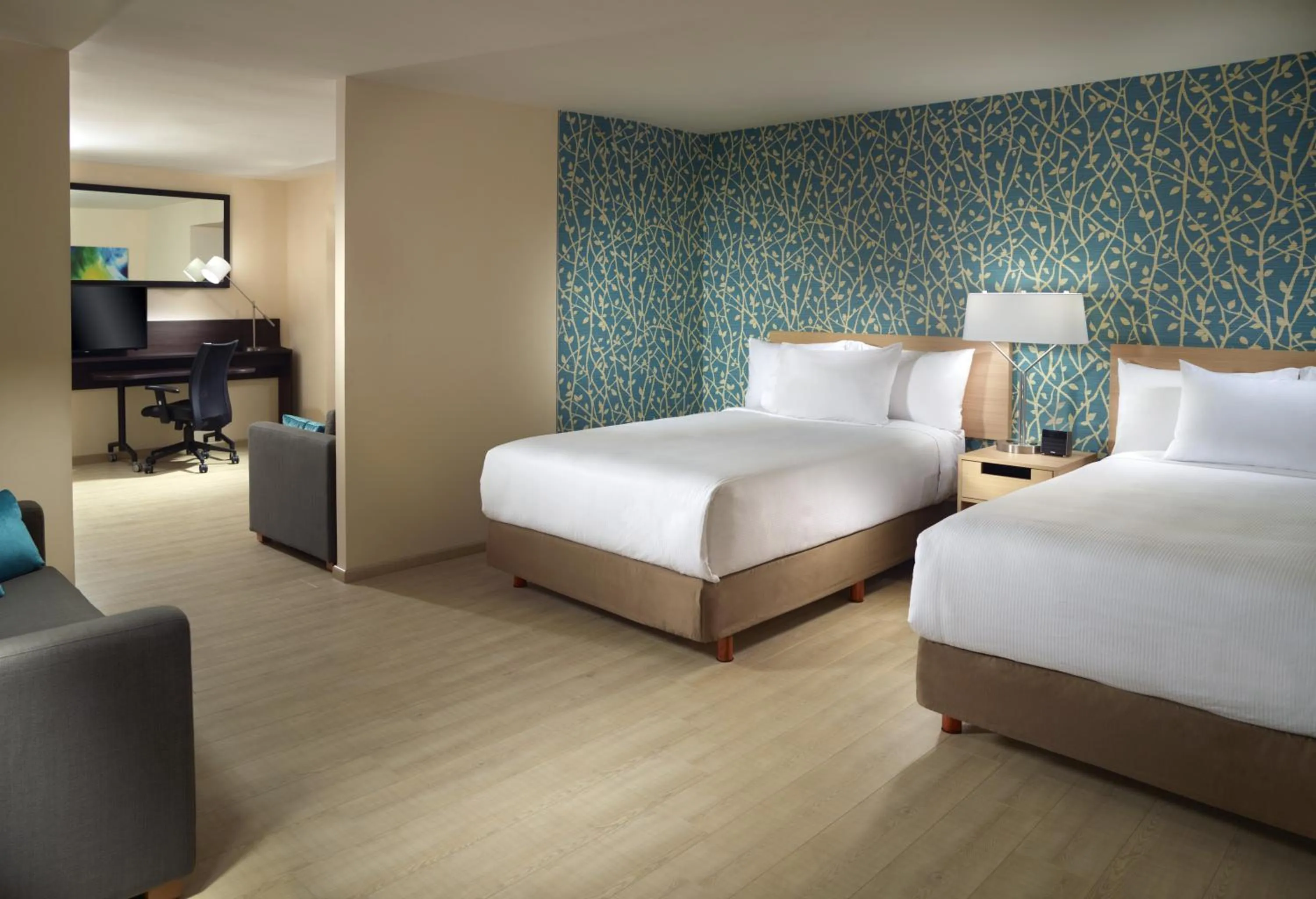 Photo of the whole room, Bed in One Saltillo Aeropuerto