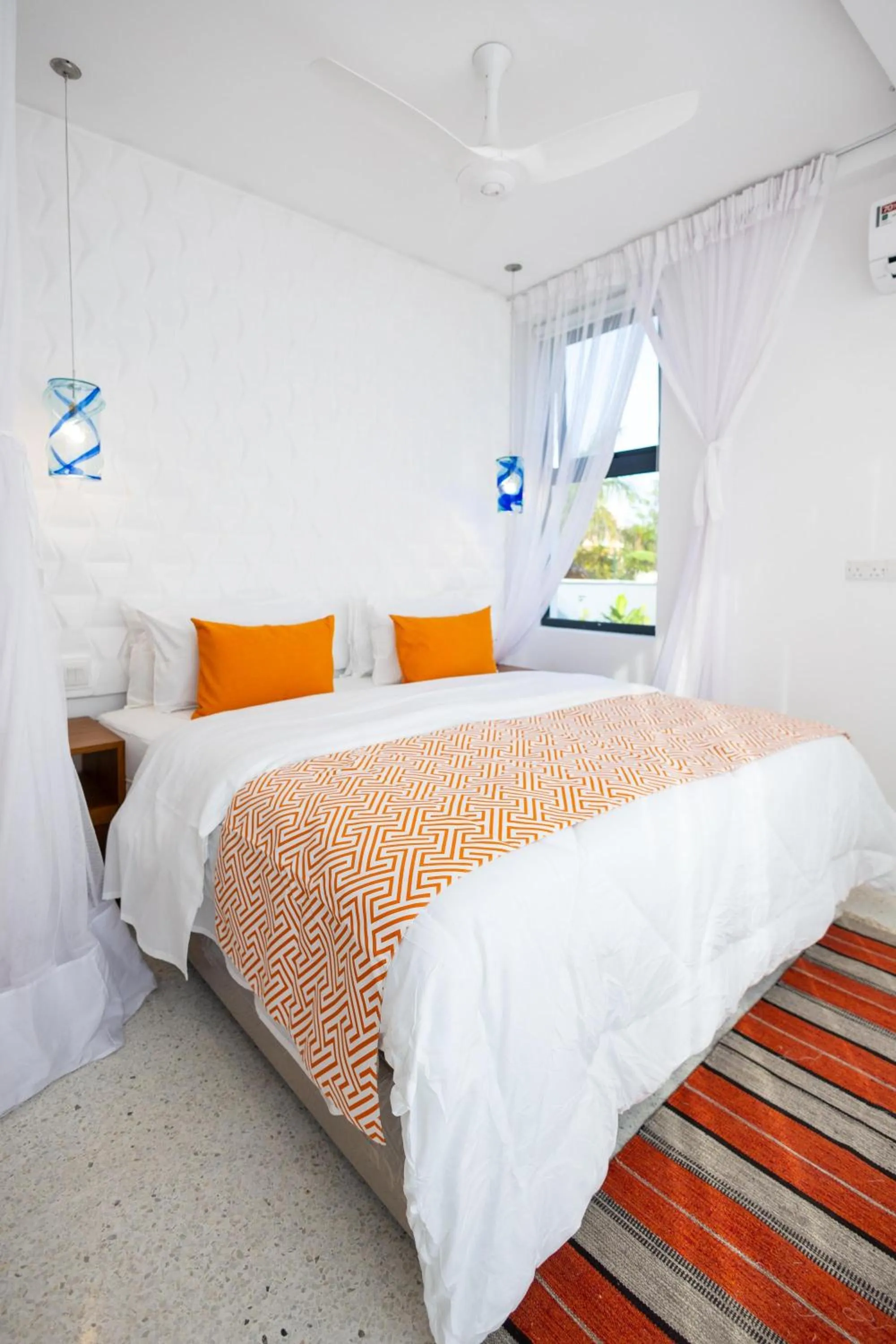 Bed in Amkia Villas Diani