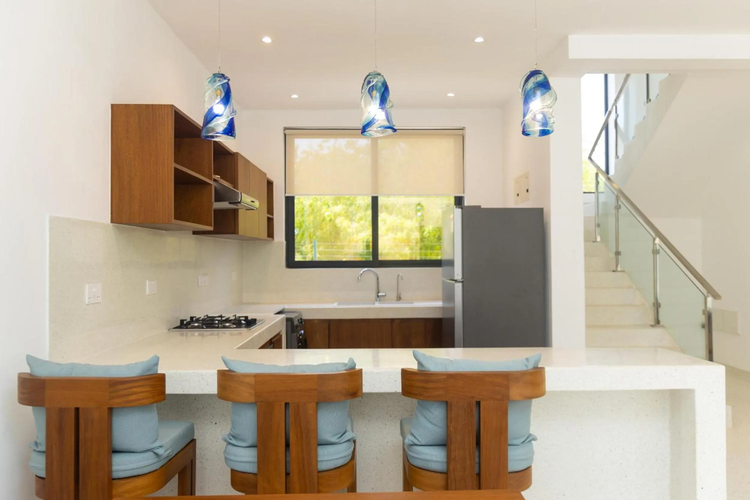 Kitchen or kitchenette in Amkia Villas Diani