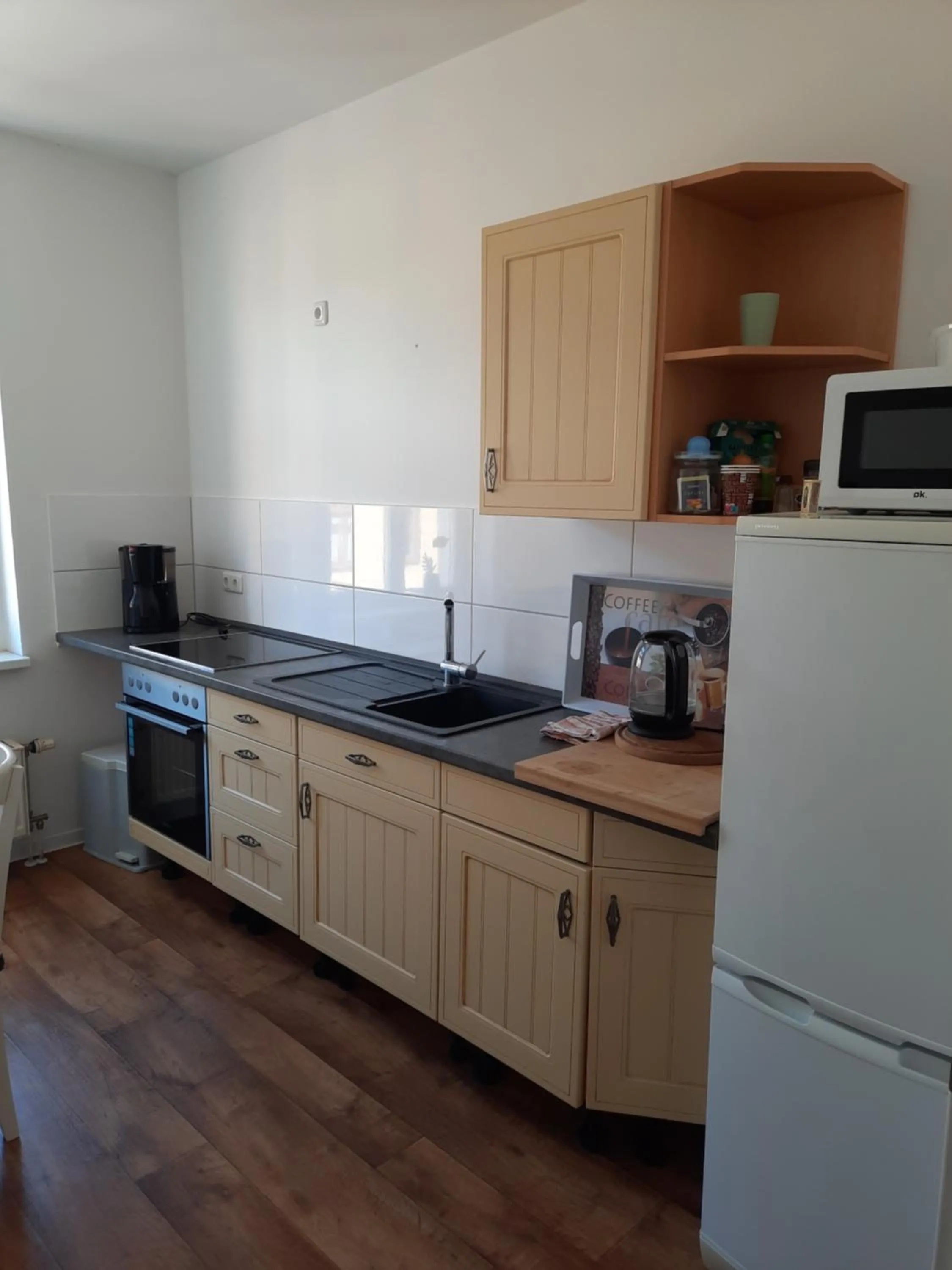 Kitchen or kitchenette in City Apartments Magdeburg