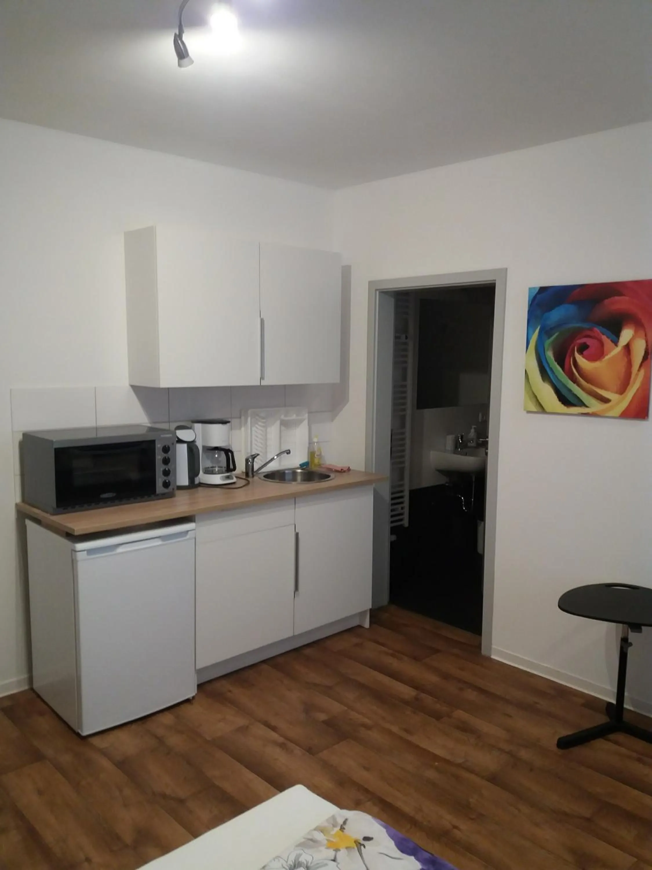 Kitchen or kitchenette in City Apartments Magdeburg