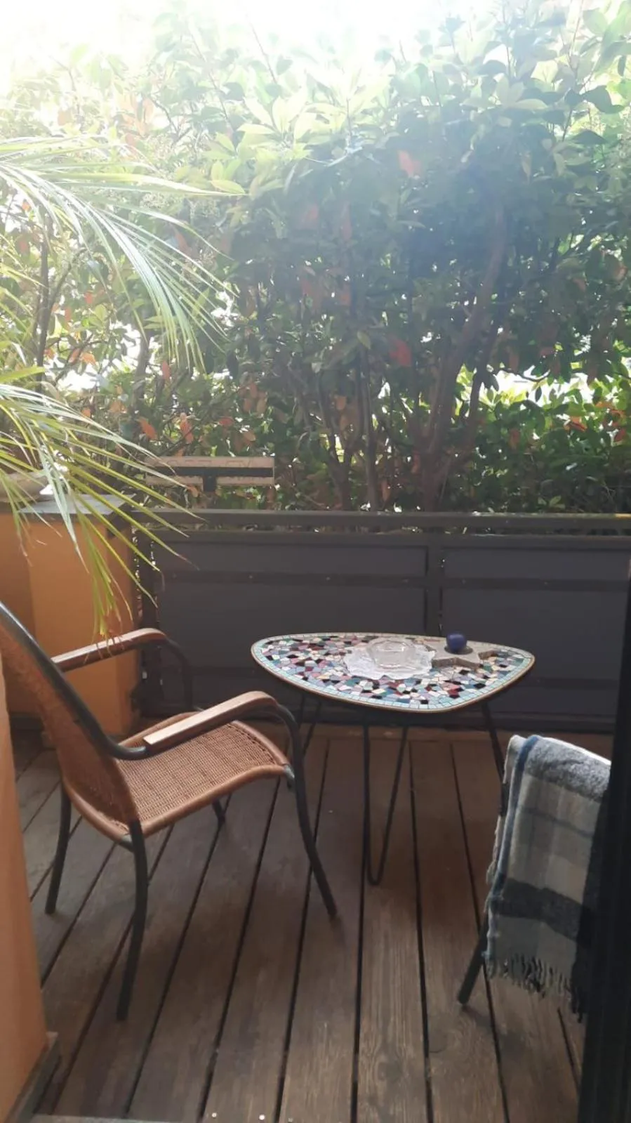 Balcony/Terrace in City Apartments Magdeburg