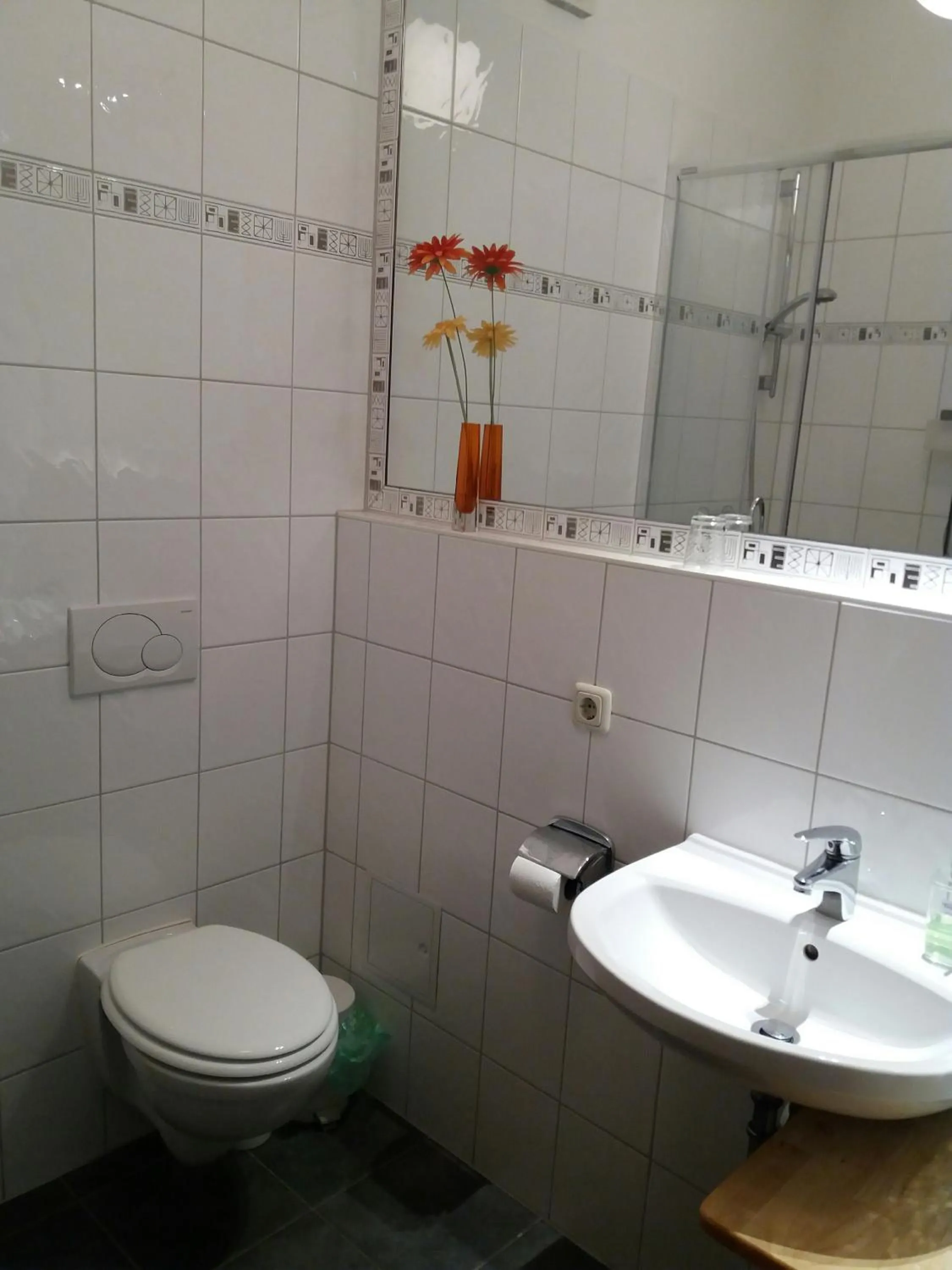 Toilet in City Apartments Magdeburg