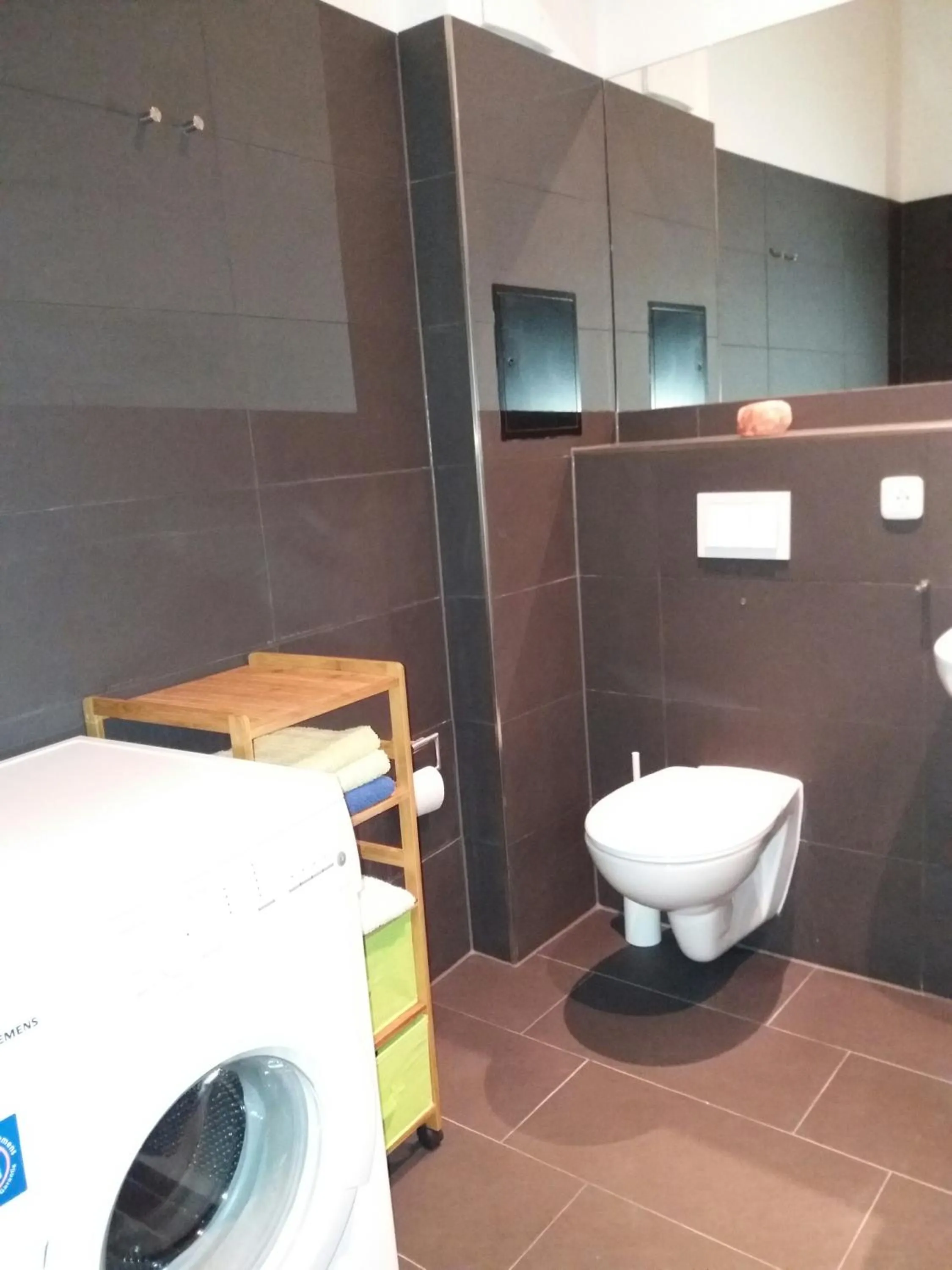 Bathroom in City Apartments Magdeburg