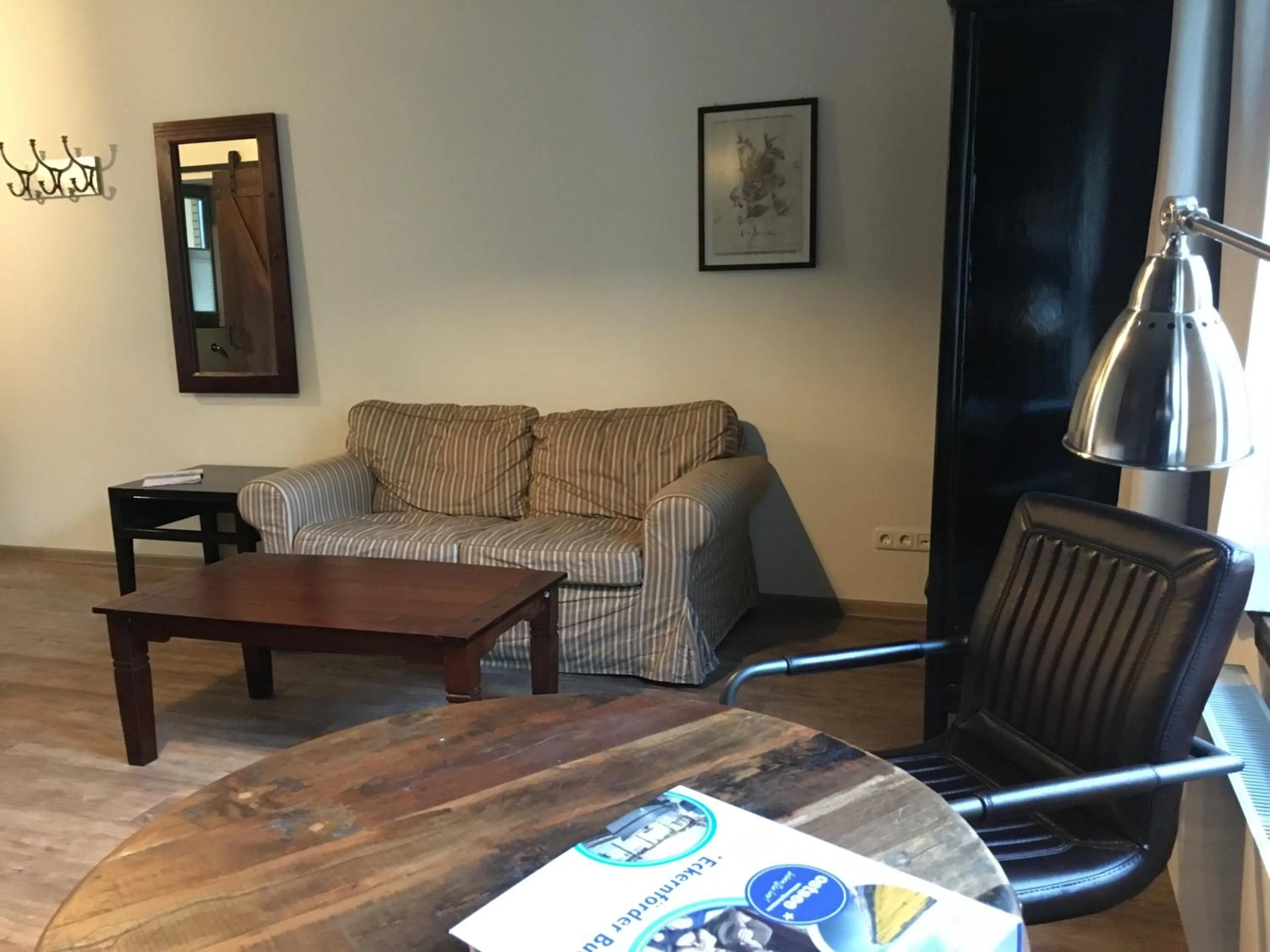 Seating area in Hugos Haus & Berthas Haus