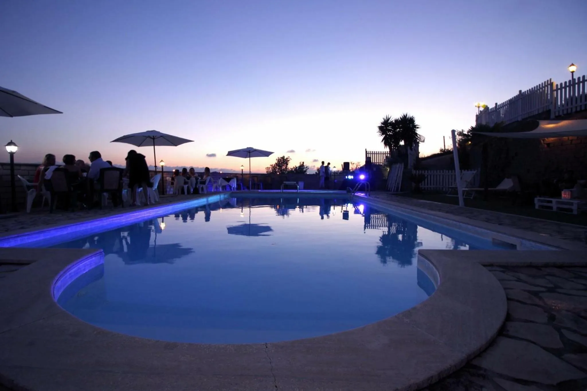 Pool view in B&B Le Colline Country House