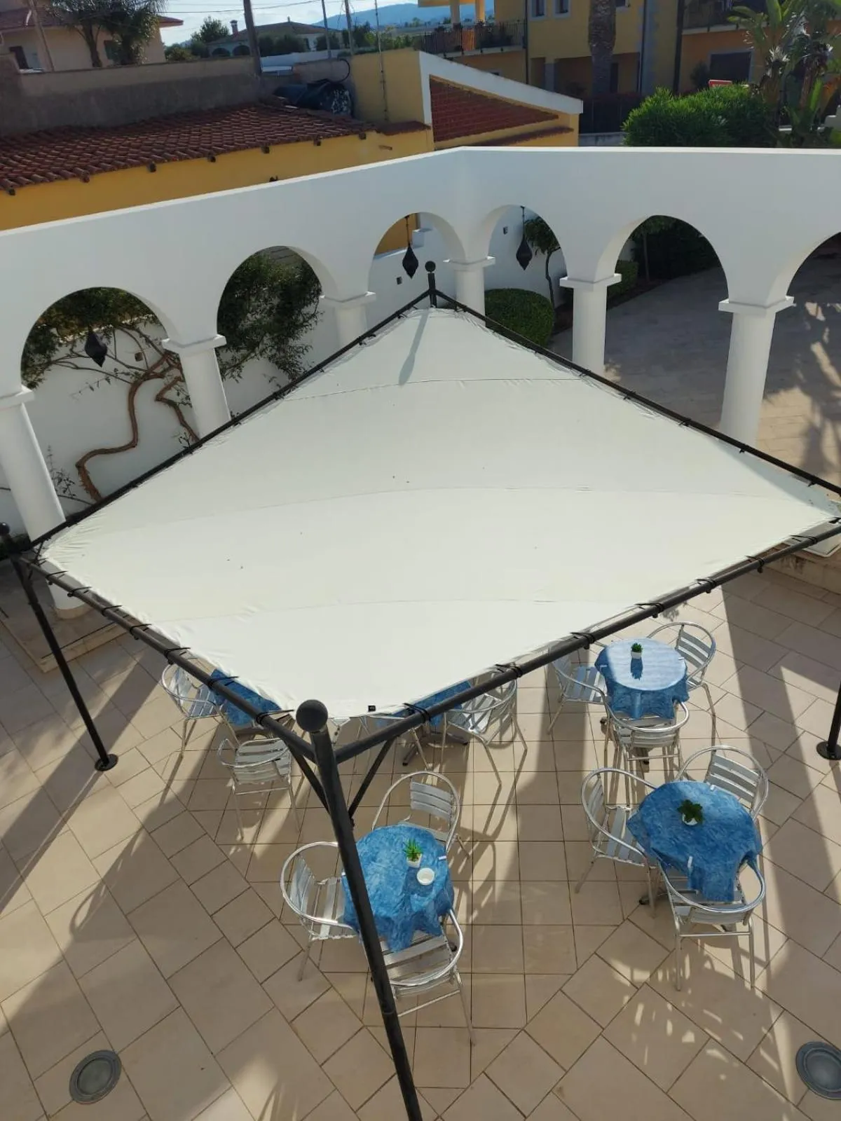 Patio in Hotel Villa Ionia