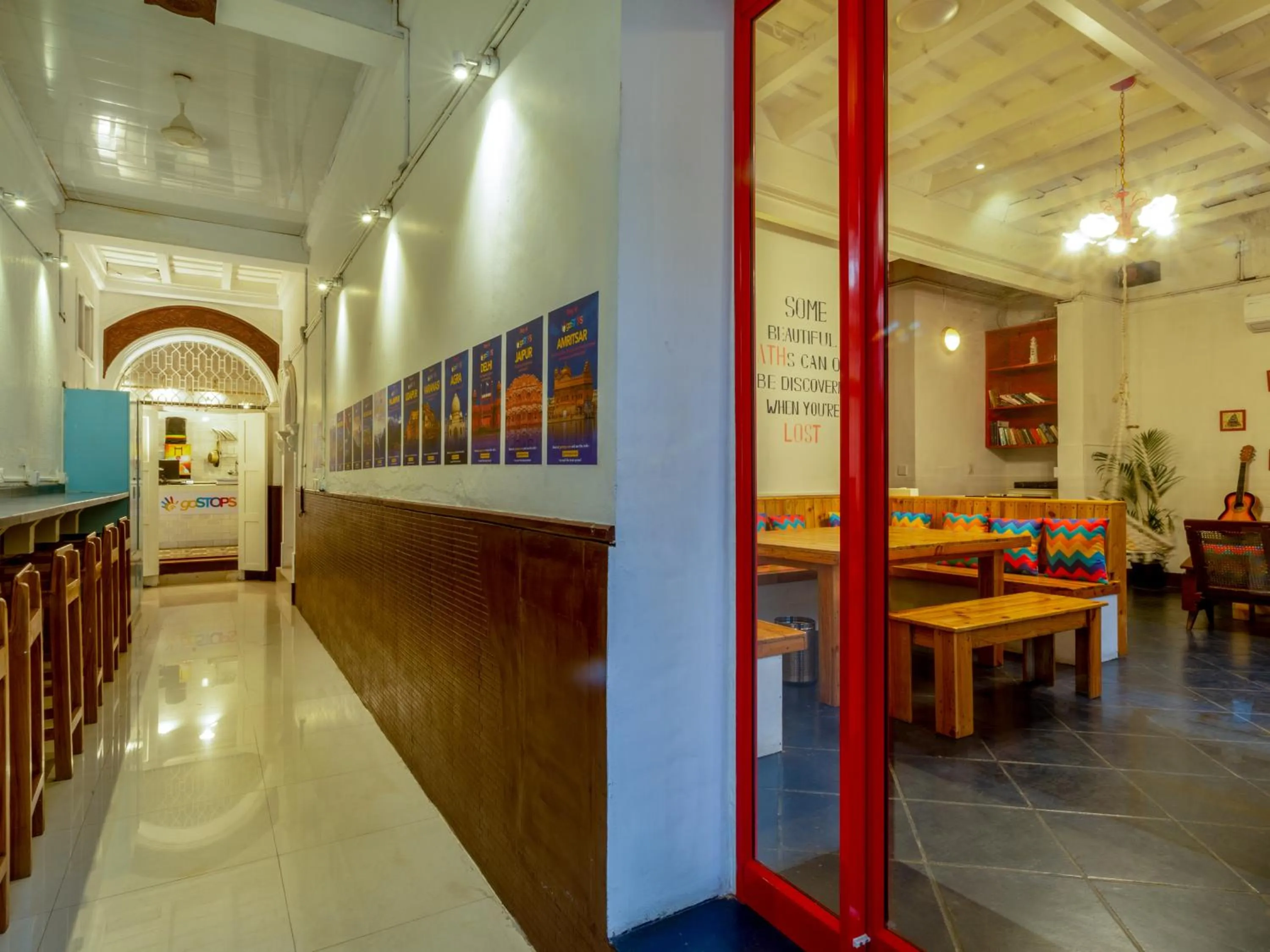 Seating area in goSTOPS Lite Kochi