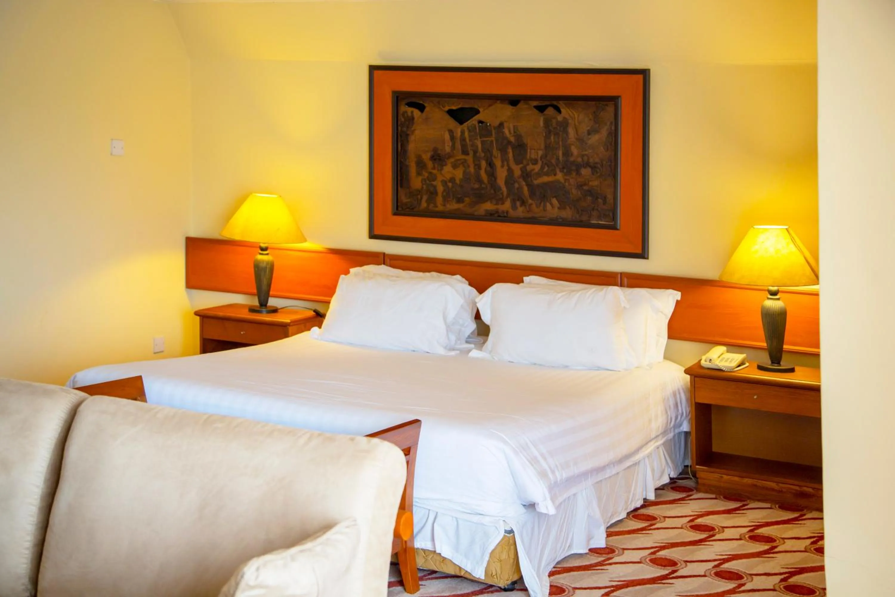 Bed in Golf Course Hotel