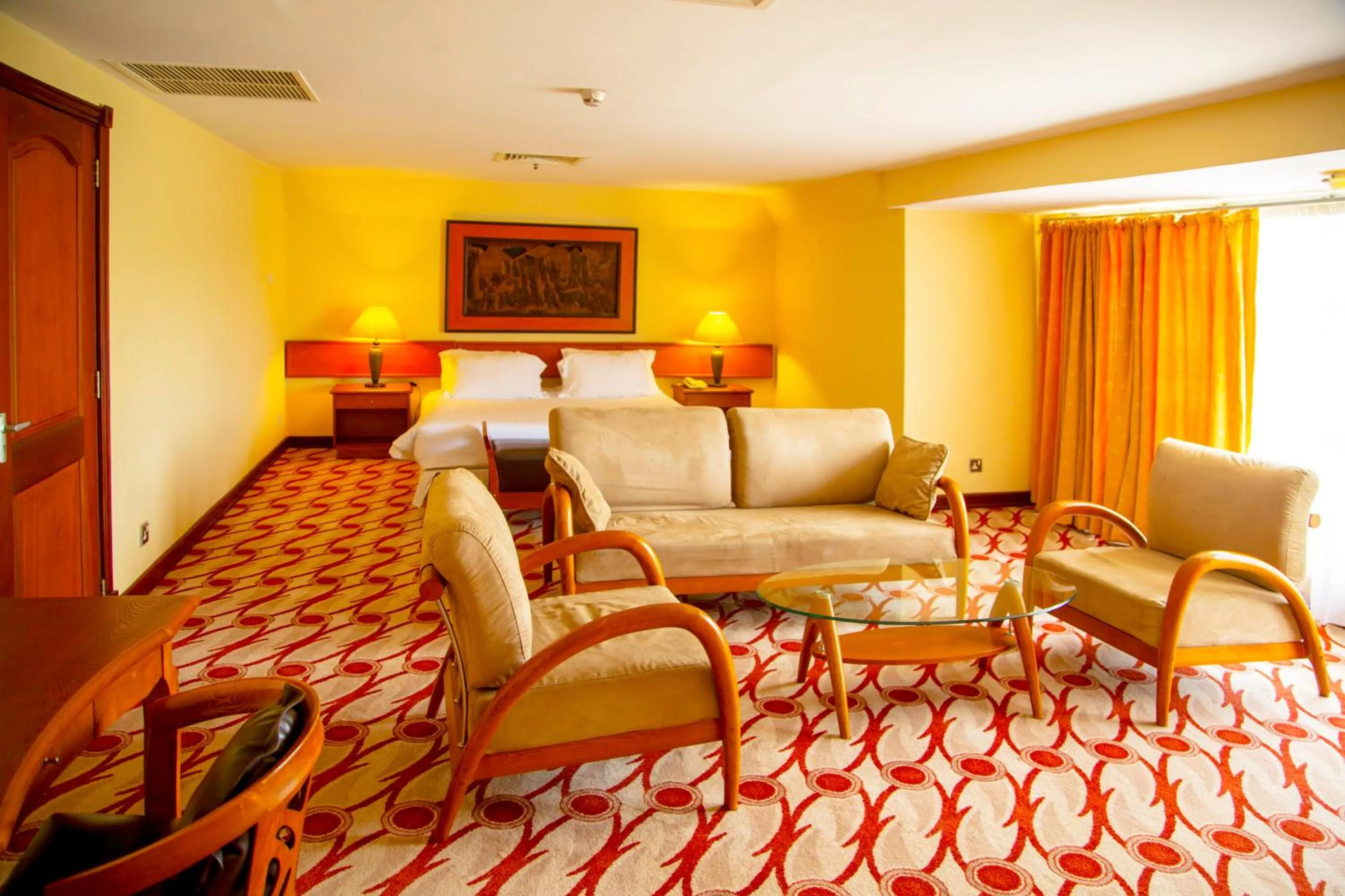 Bed in Golf Course Hotel