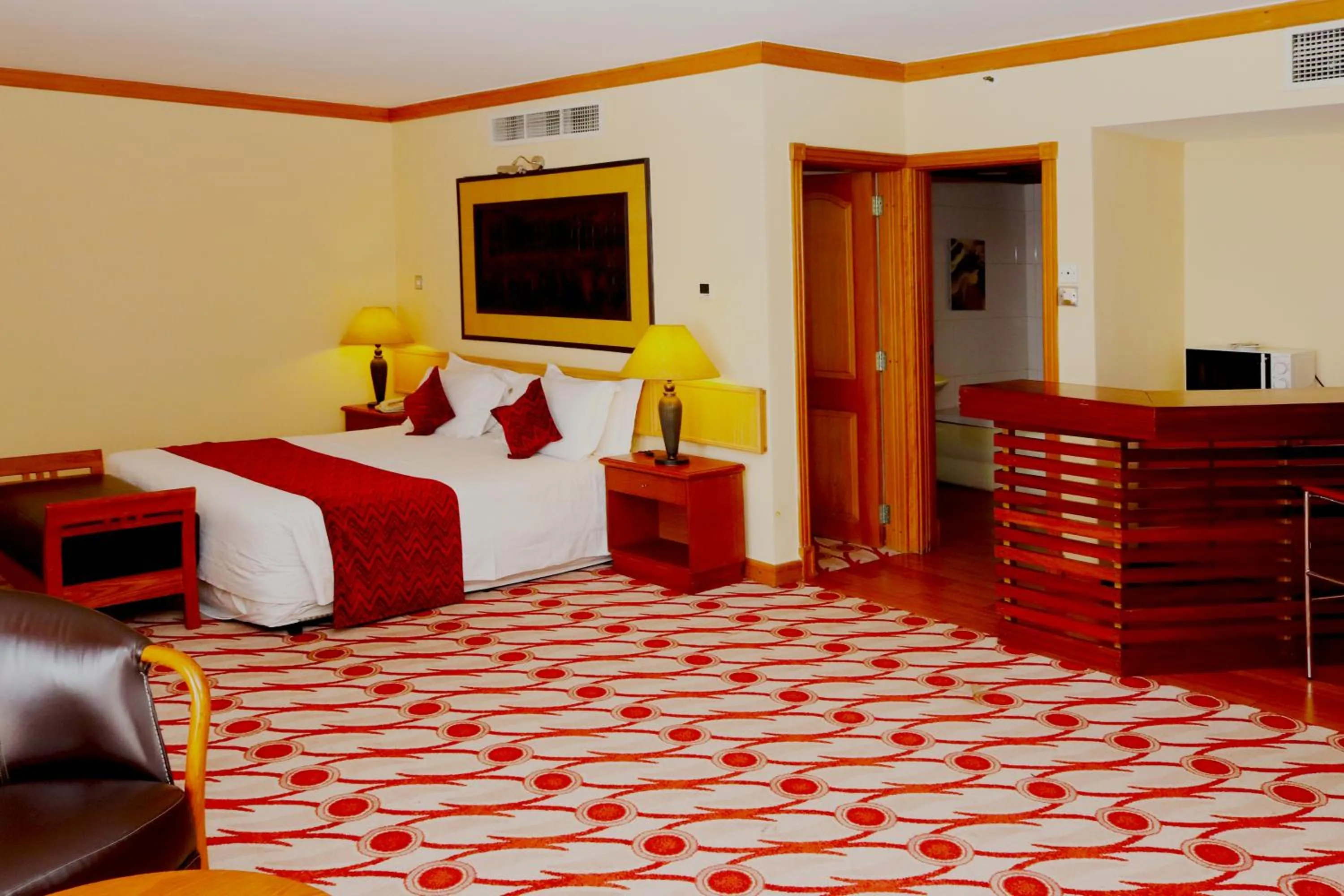 Bed in Golf Course Hotel