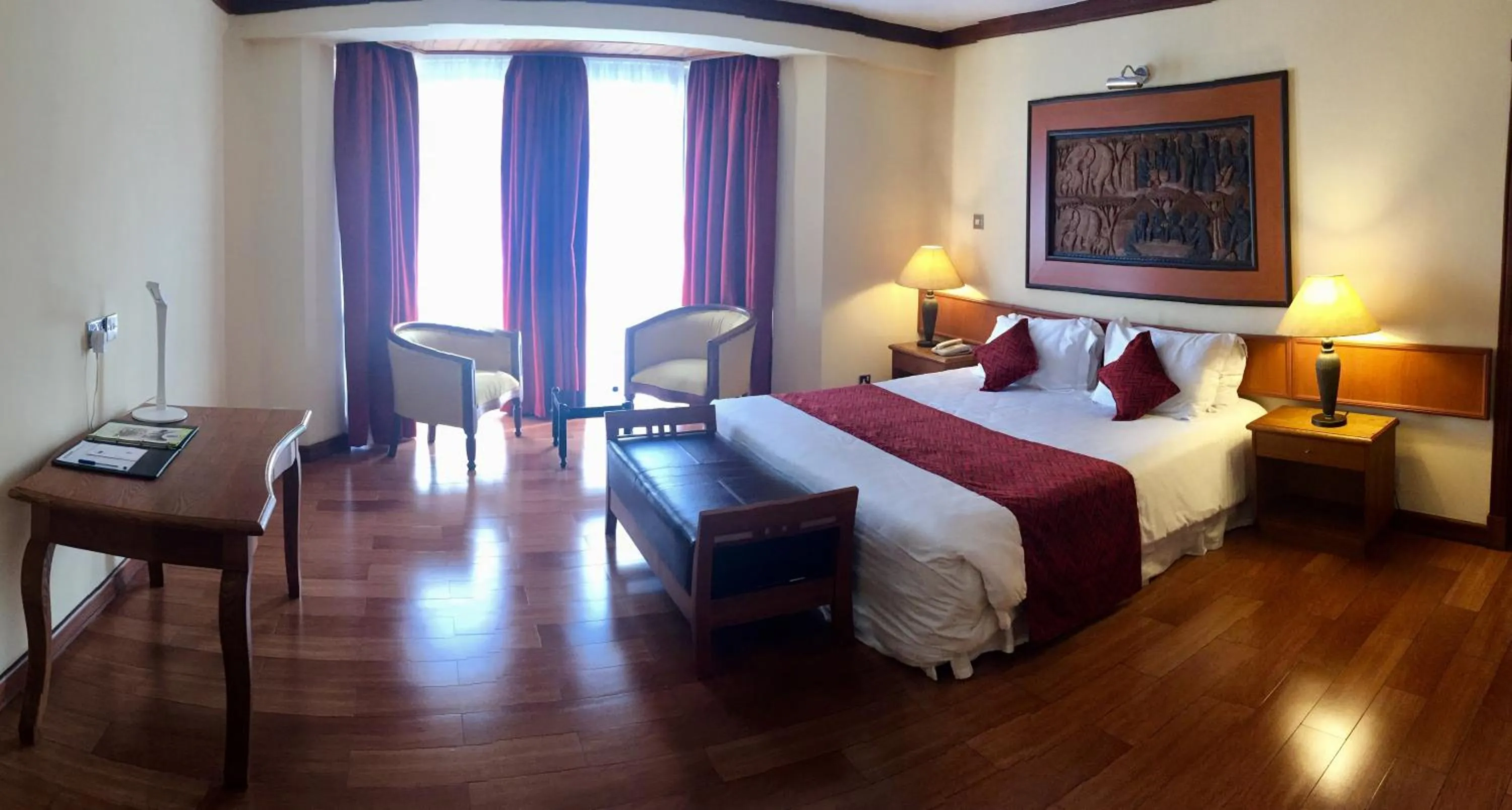 Bed in Golf Course Hotel