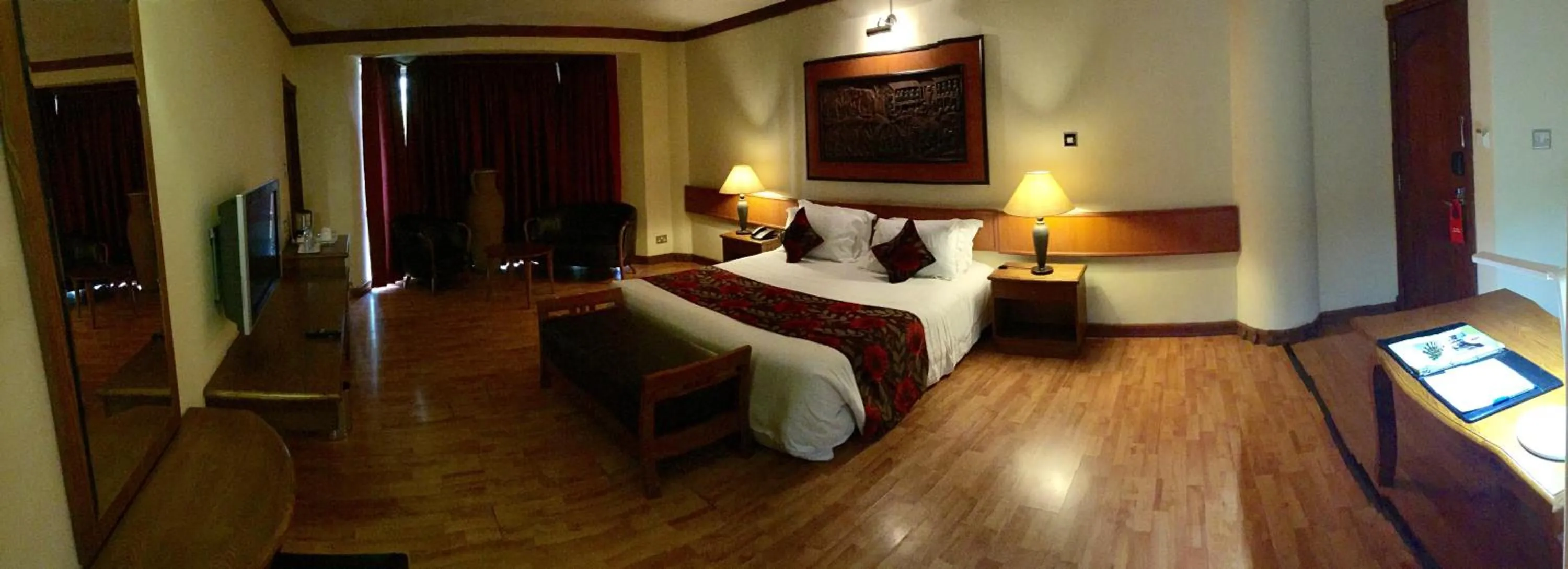 Bed in Golf Course Hotel