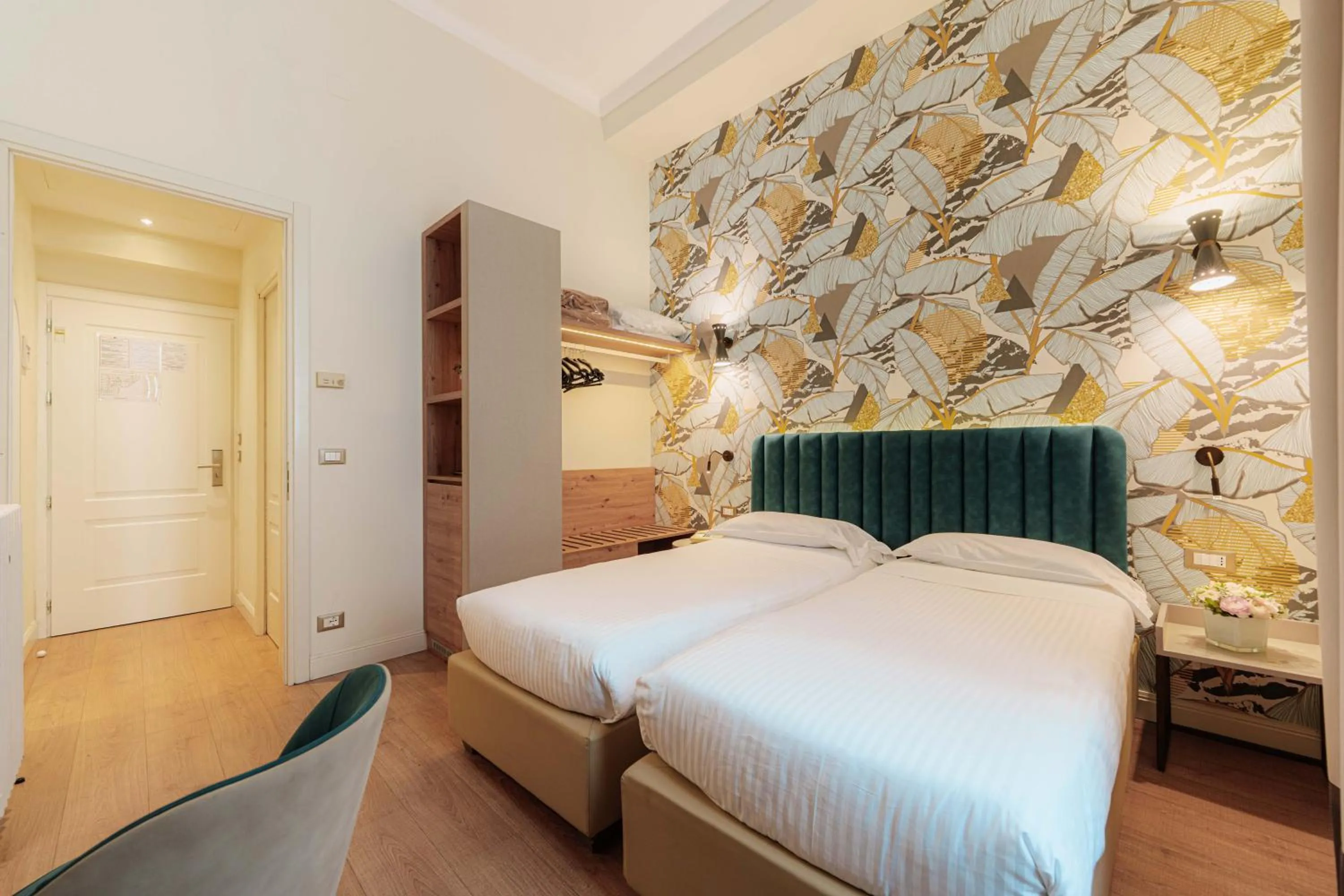 Bed in Lolli Palace Hotel