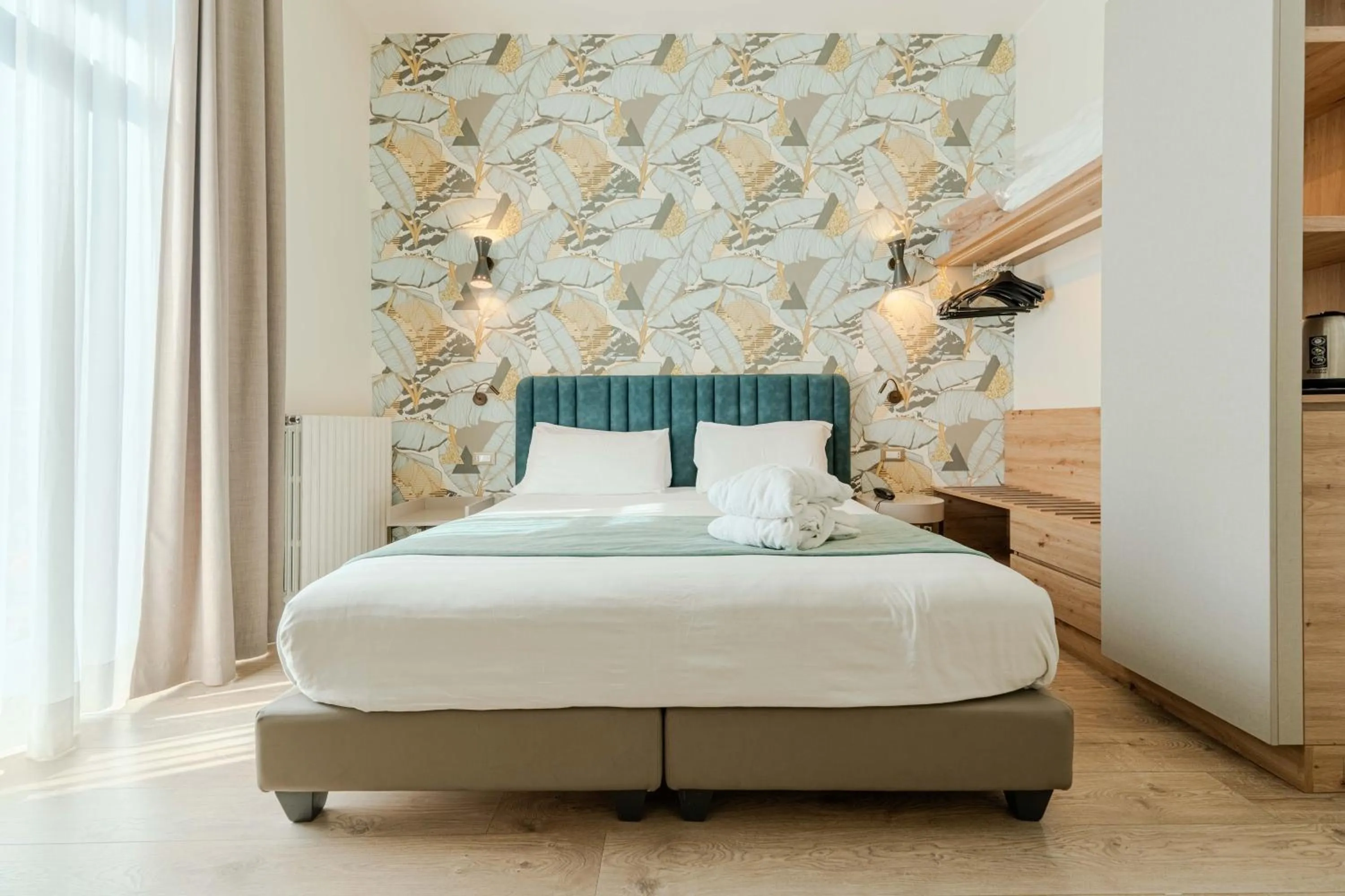 Bed in Lolli Palace Hotel