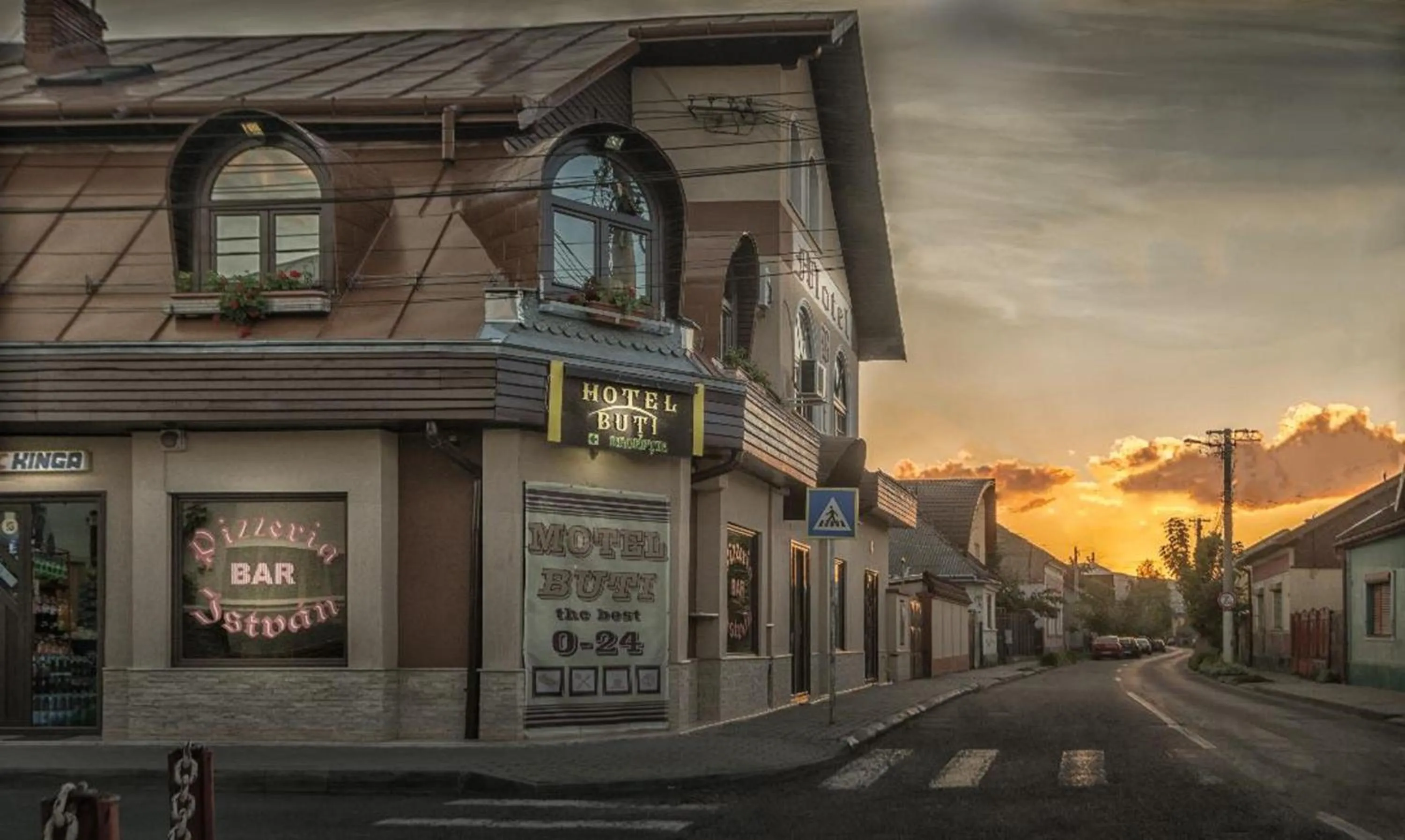 Bird's eye view in Motel Buti