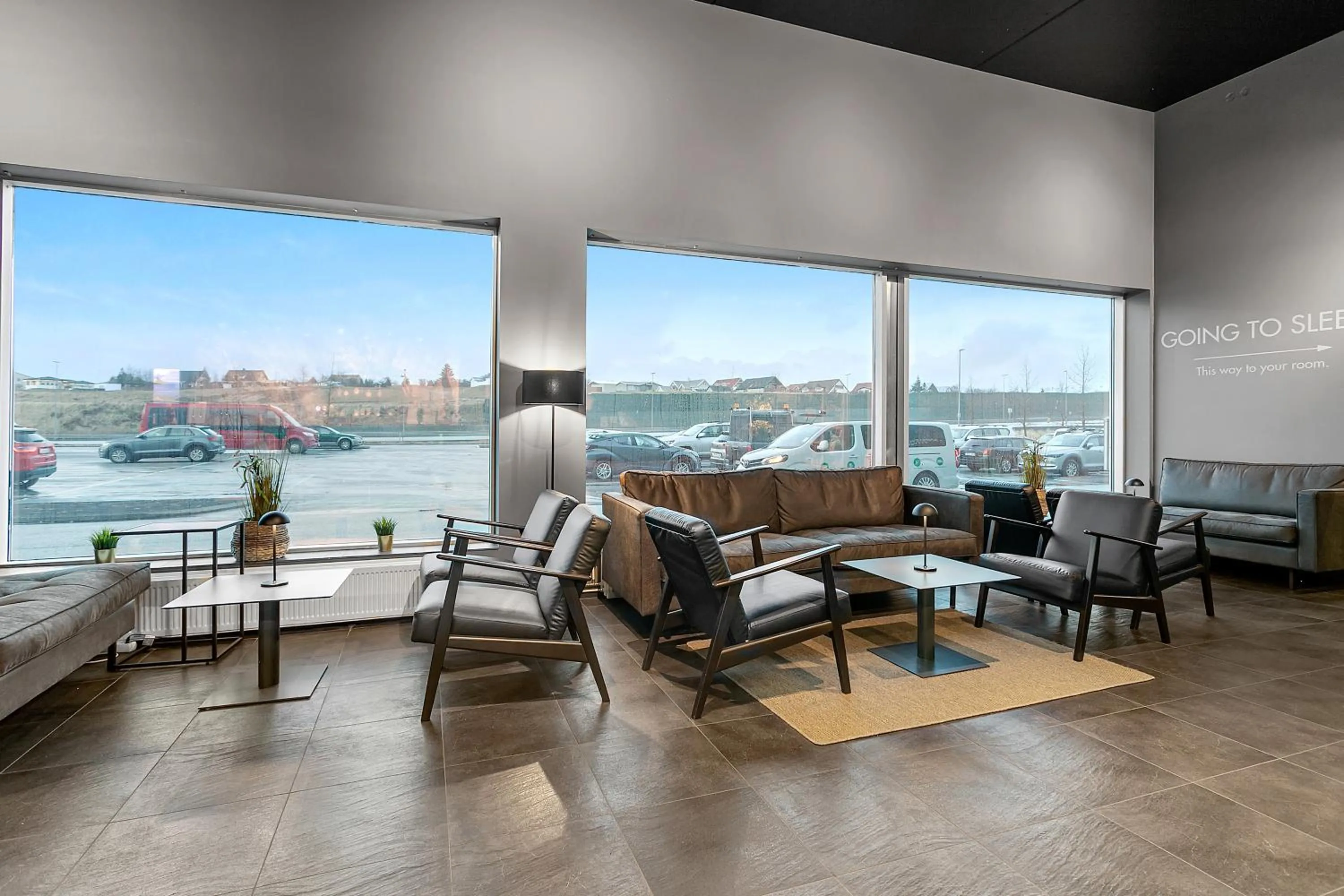 Lobby or reception in Hotel Vellir